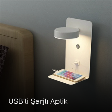 USBli Şarjlı Aplik ML 74129