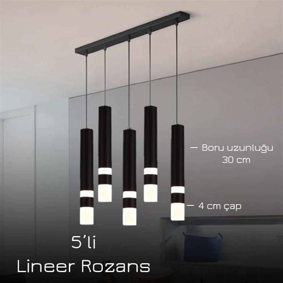 Monolux Pipelight 5'li Lineer Rozans Boru Sarkıt ML 83110-L5