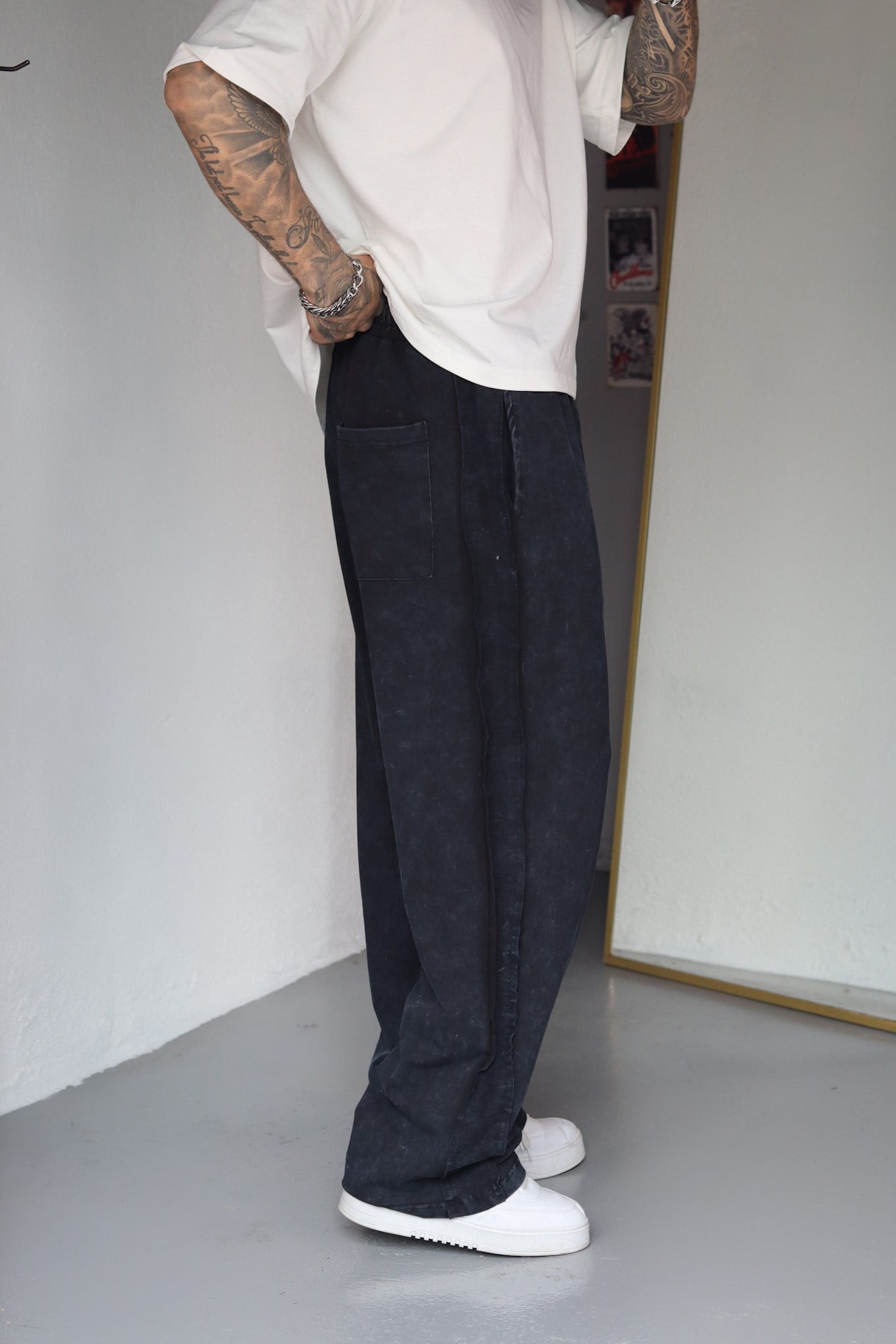 Acid Wash Baggy Eşofman