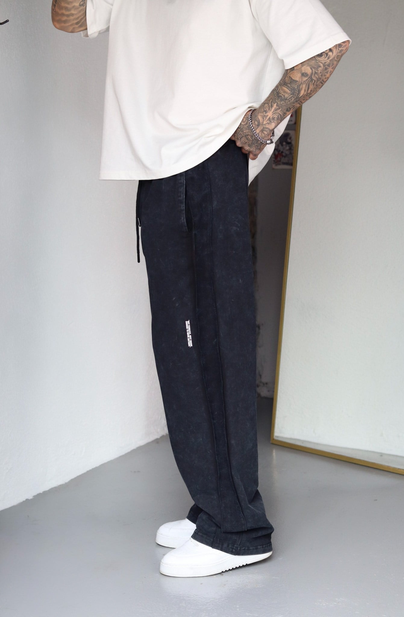 Acid Wash Baggy Eşofman
