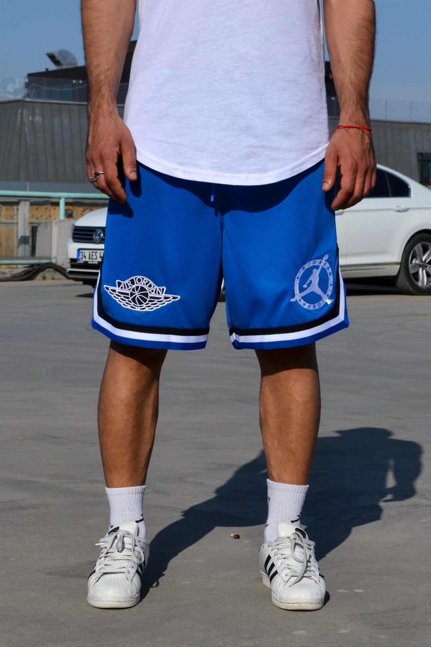 Air mavi basketball şort