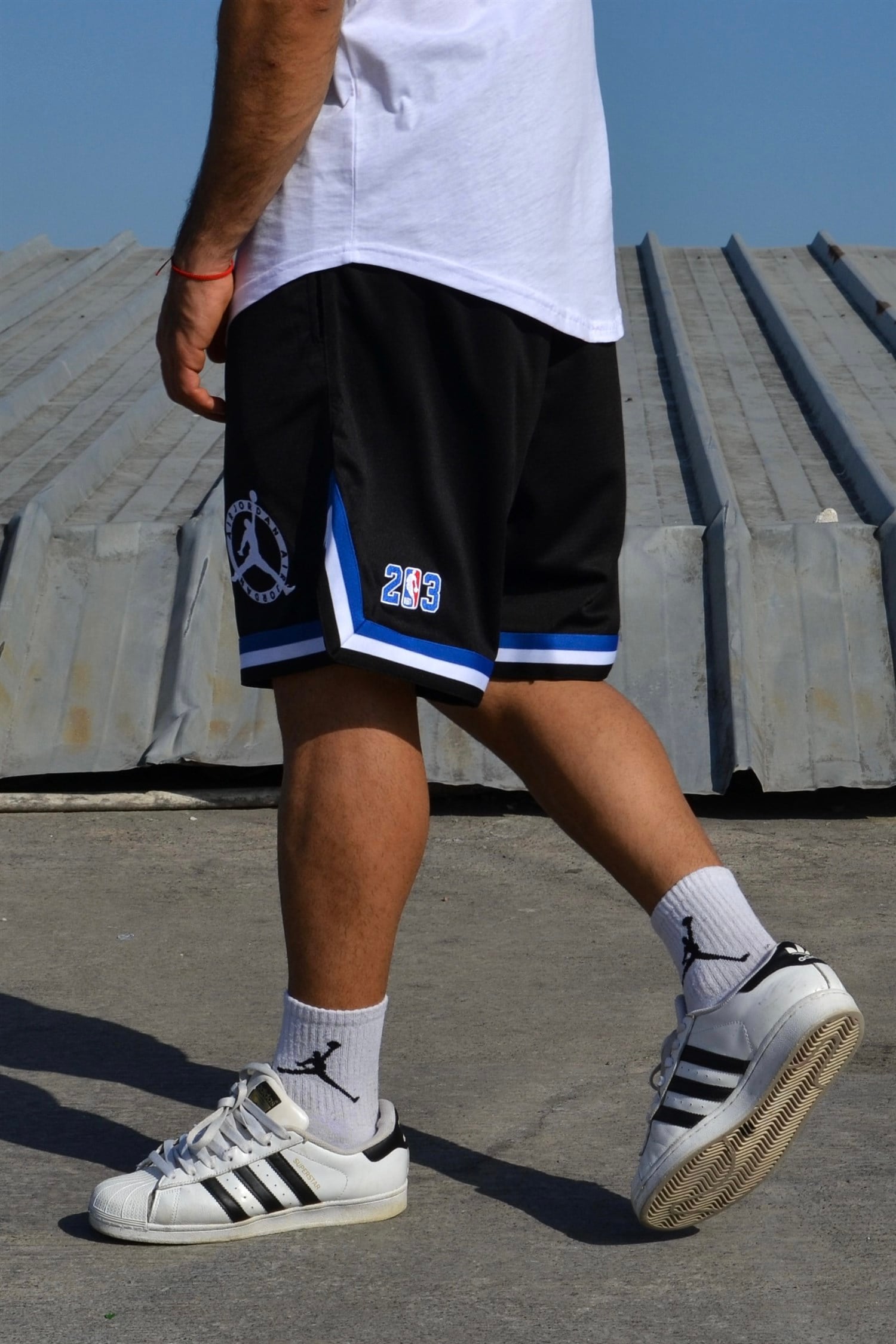 Air siyah basketball şort