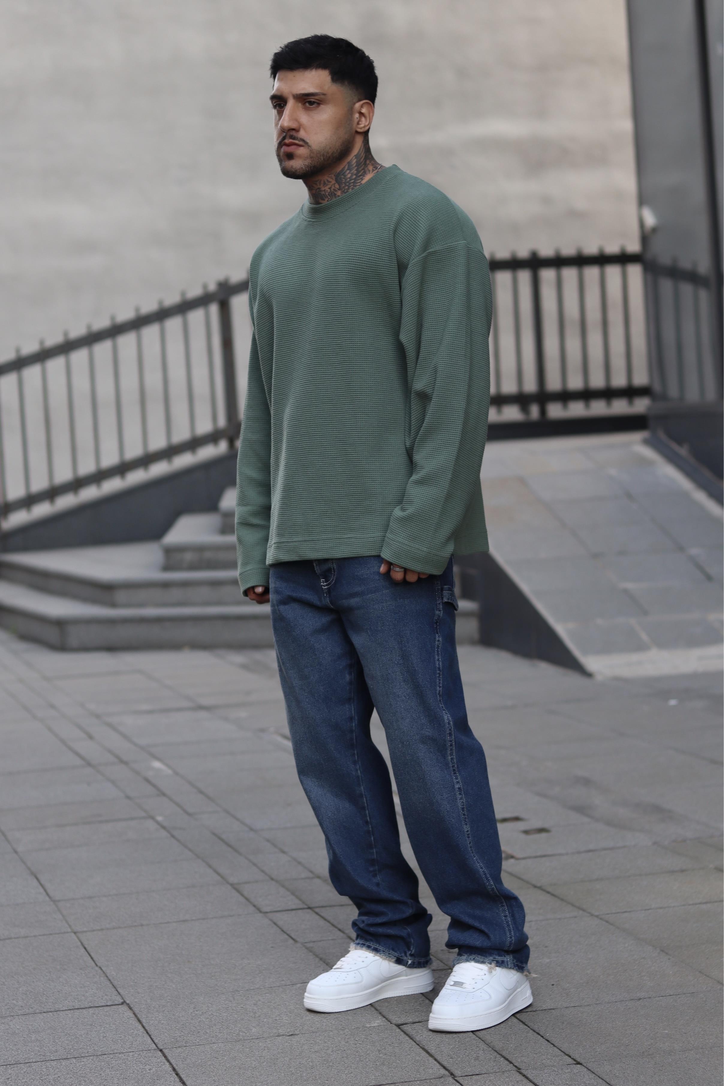 Baggy denim pantolon