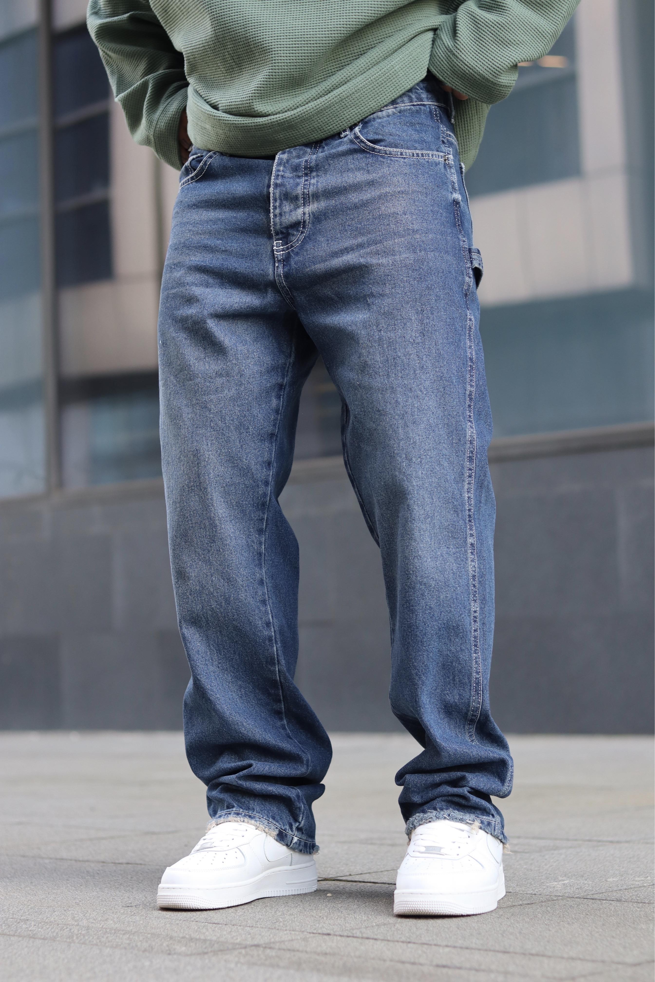 Baggy denim pantolon