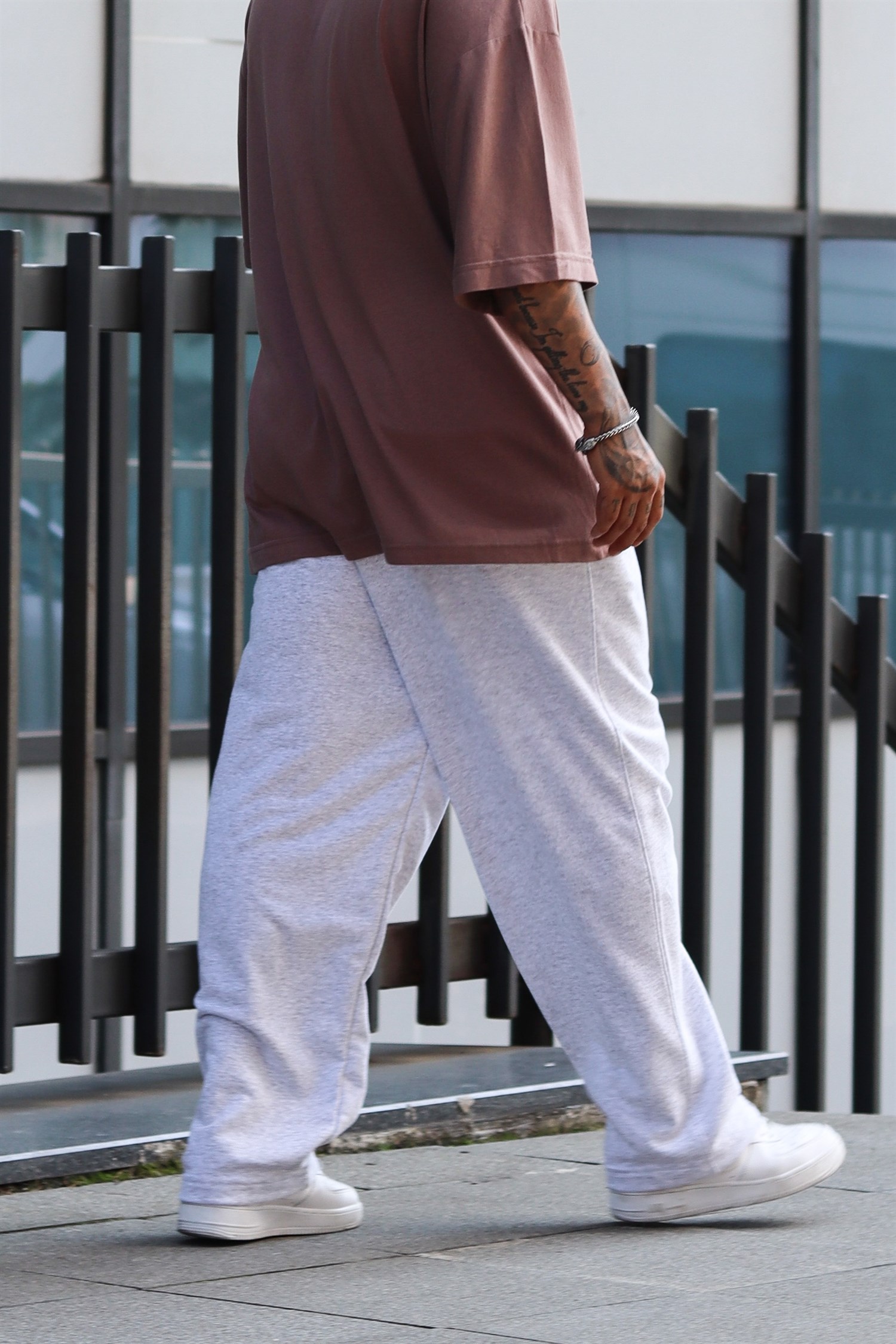 Baggy karmelange sweatpants