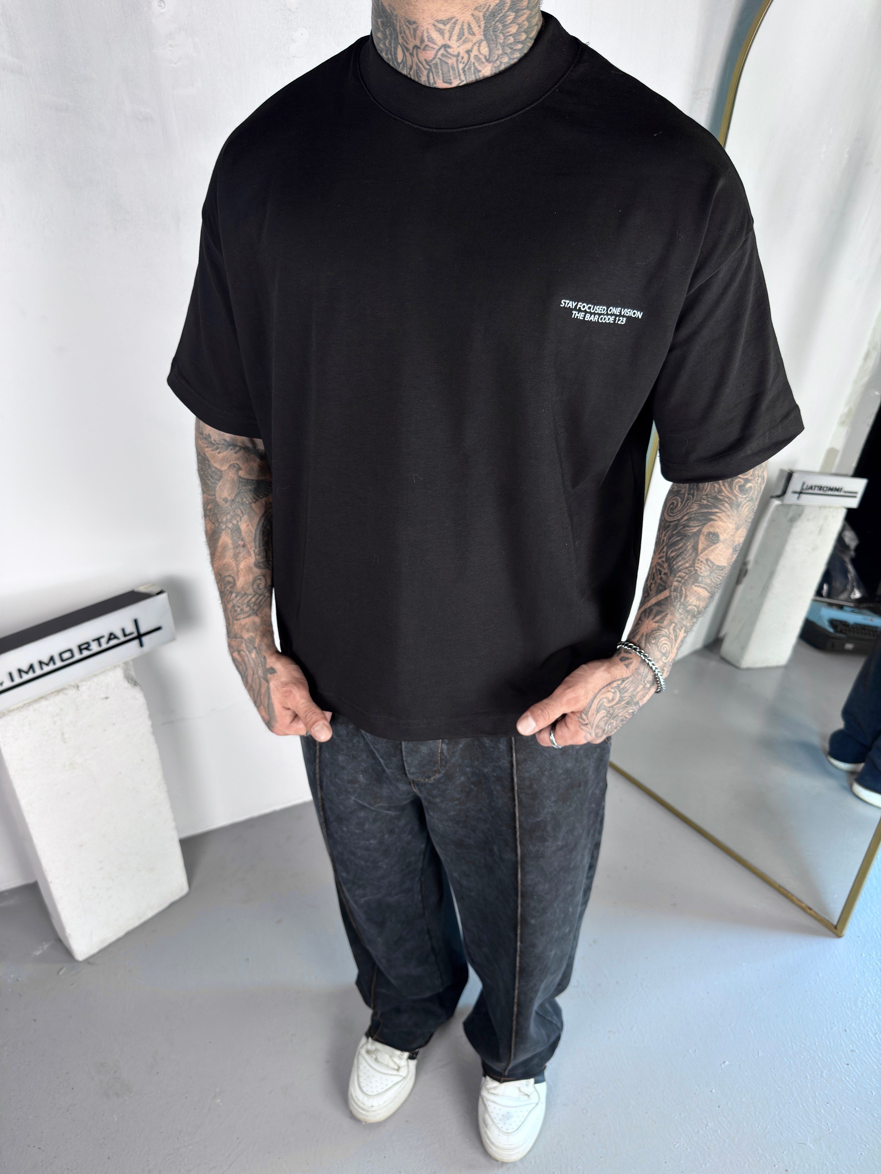 Barcode Boxy Fit Tshirt