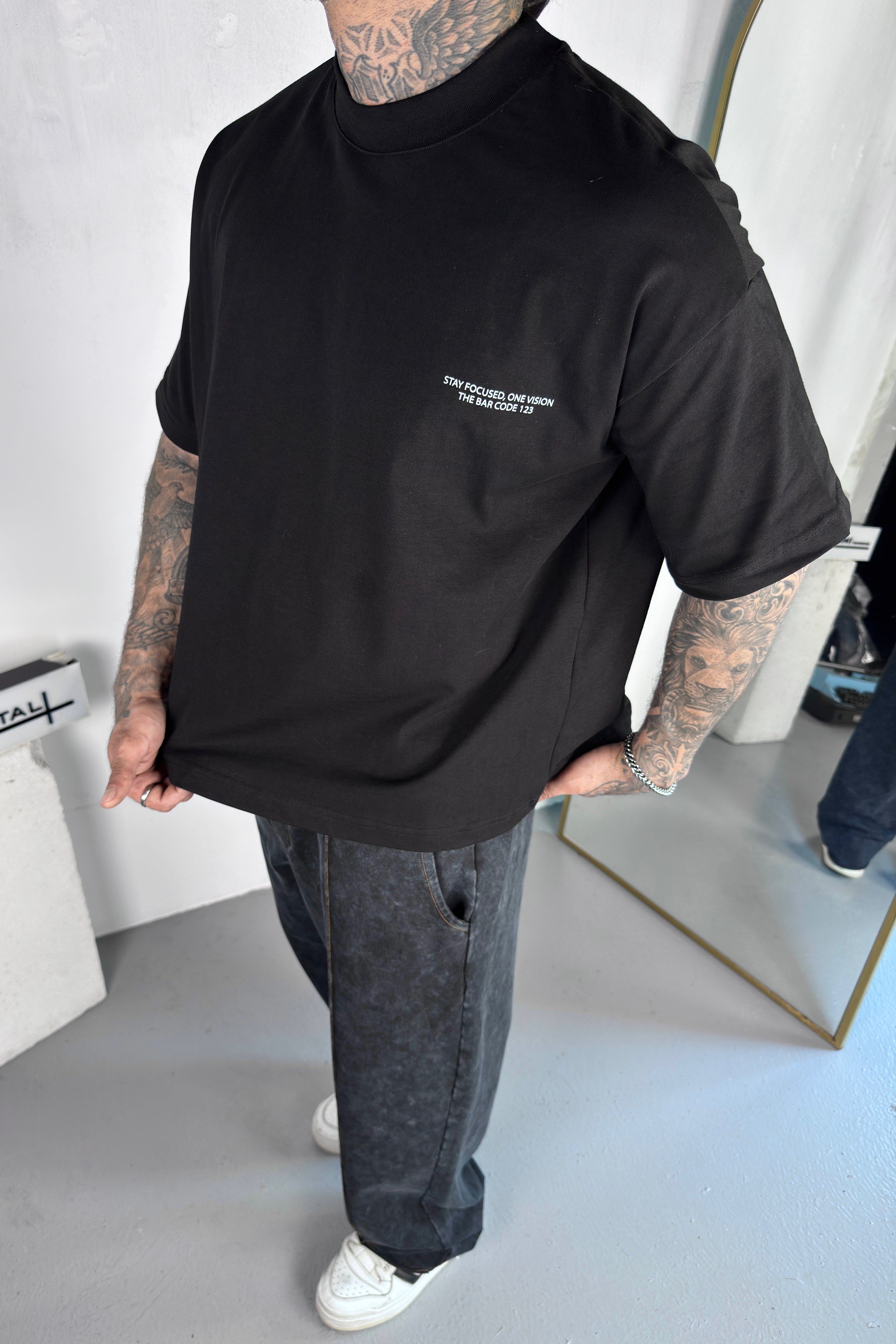 Barcode Boxy Fit Tshirt