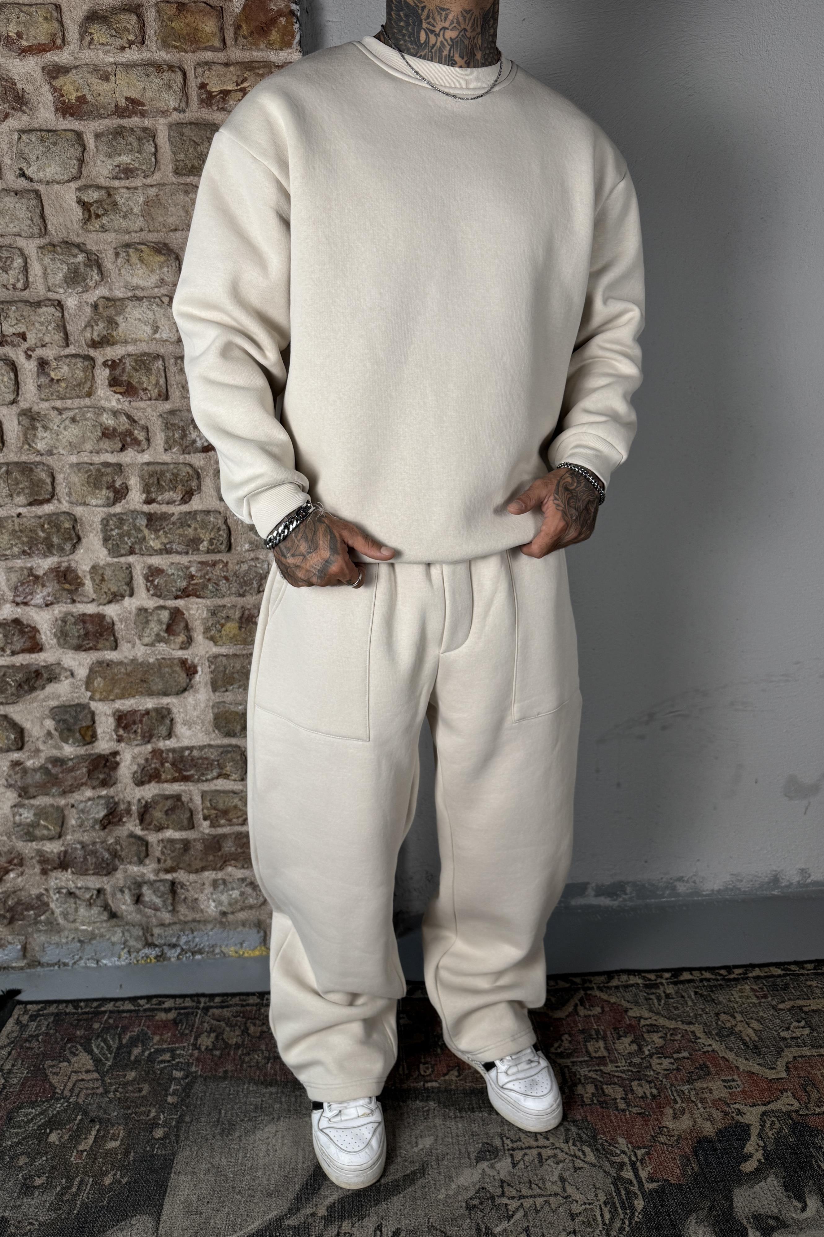 Bej Oversize Set