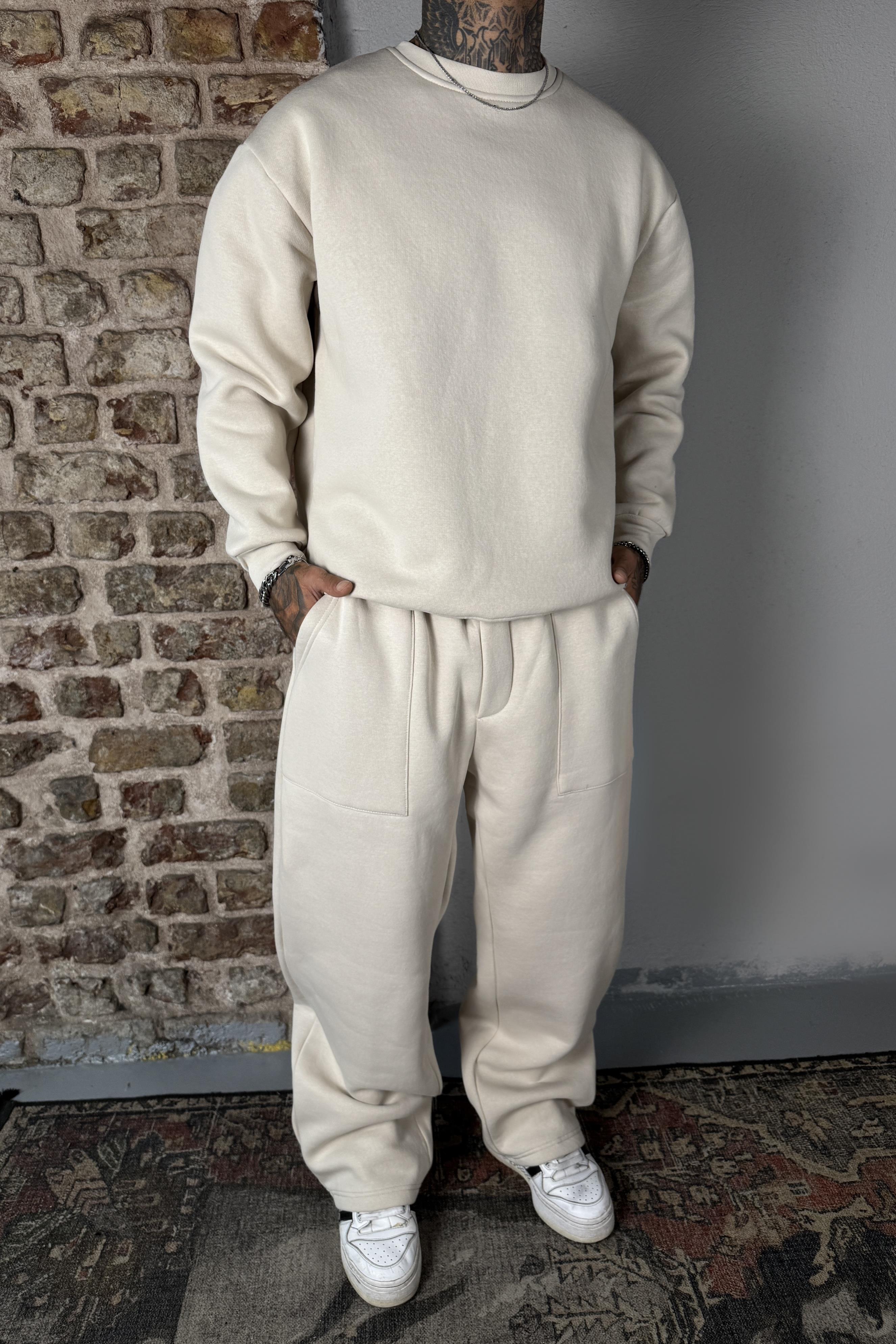Bej Oversize Set