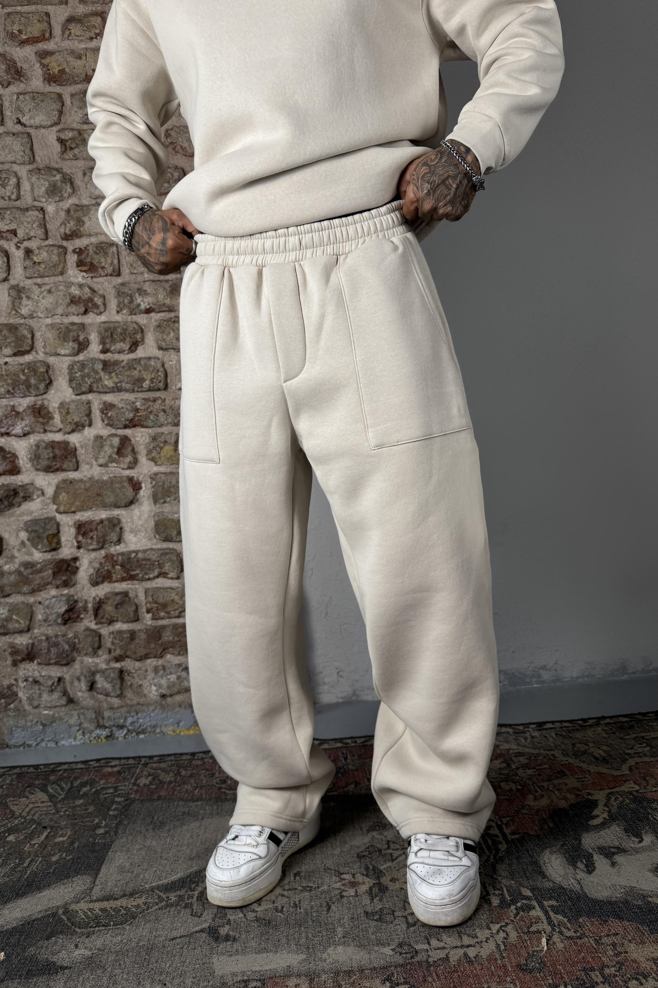 Bej Oversize Set