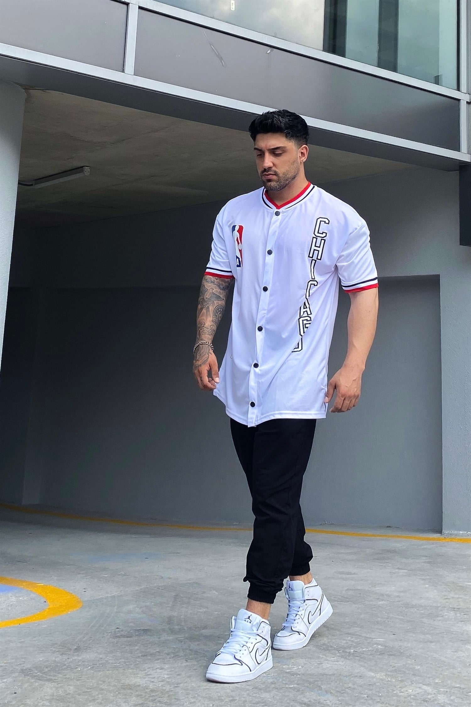 bulls beyaz gömlek