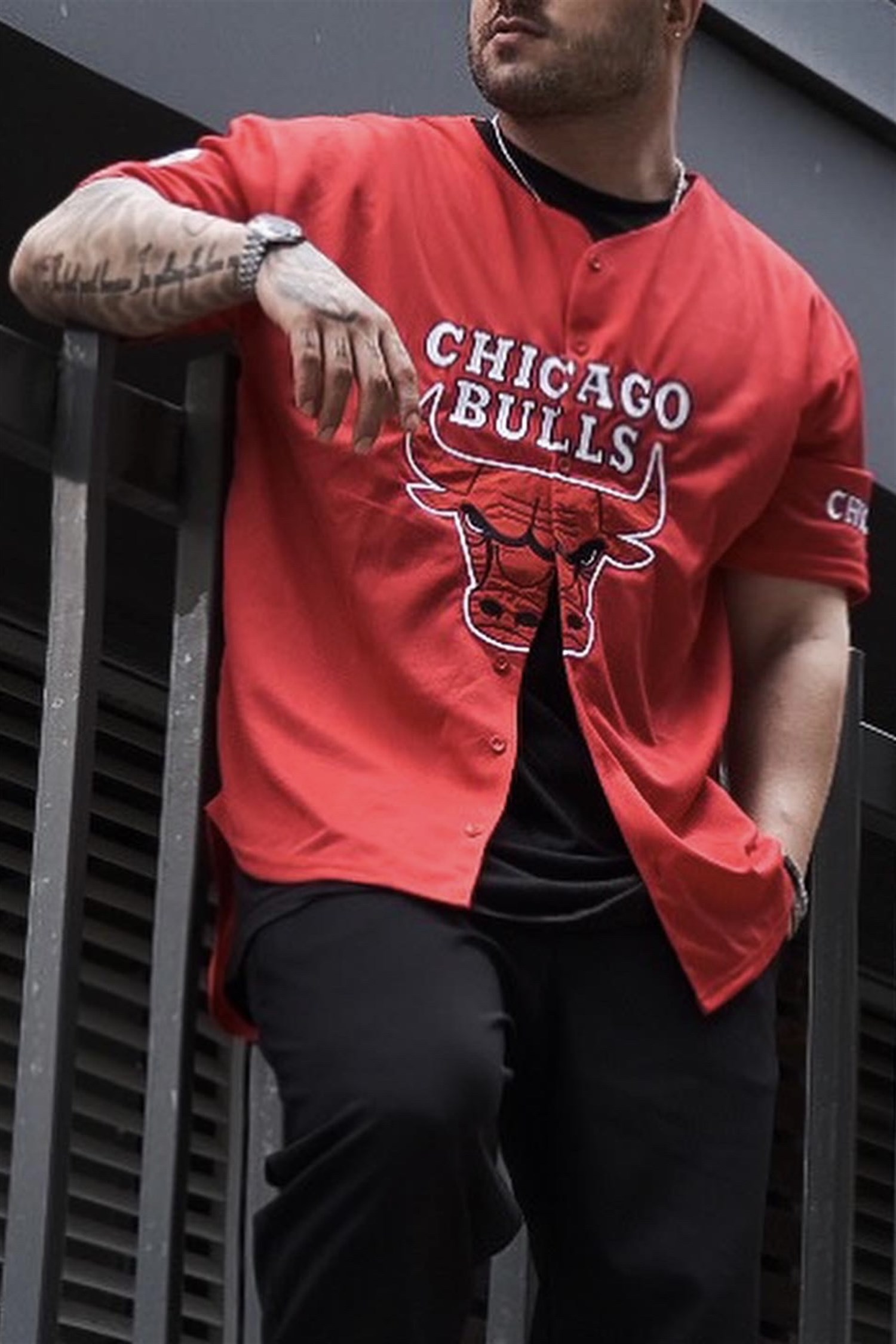 Chicago bulls kırmızı gömlek