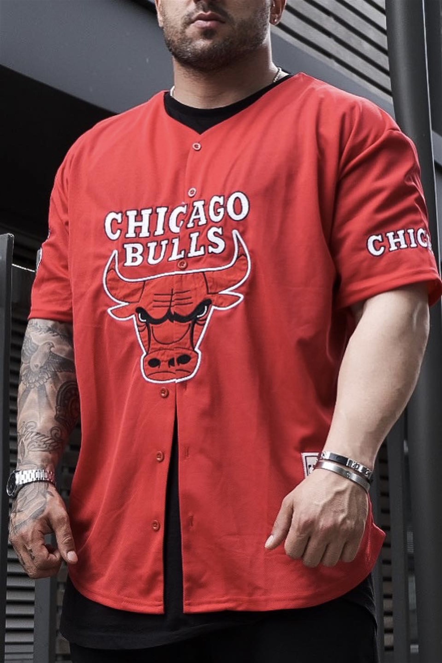 Chicago bulls kırmızı gömlek
