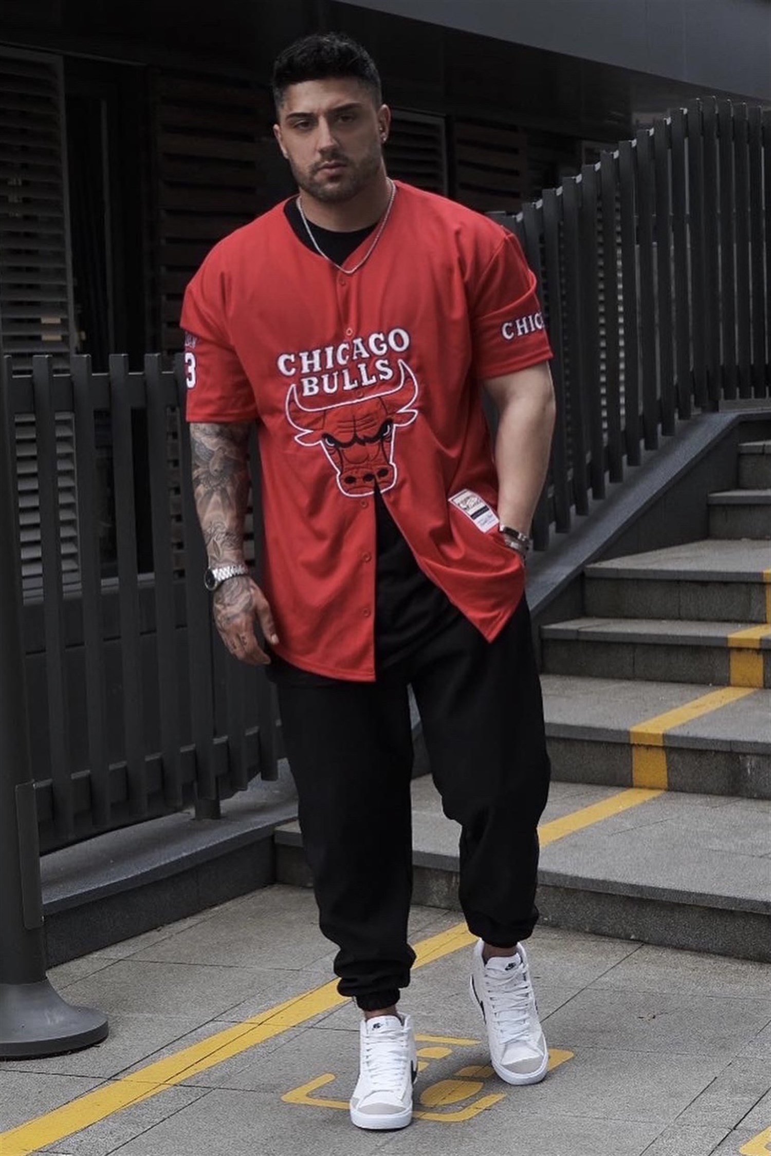 Chicago bulls kırmızı gömlek