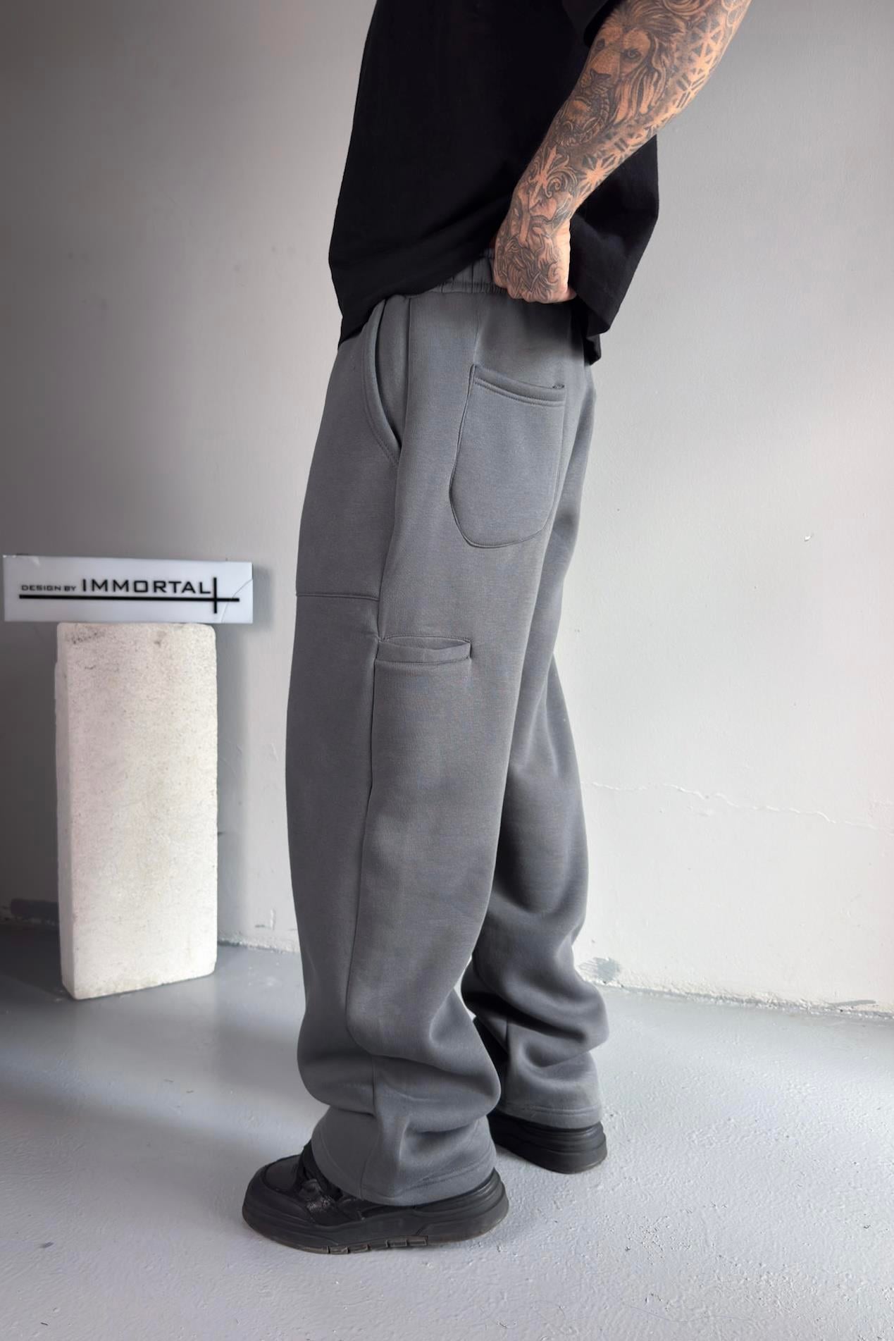 Cold Grey Baggy Eşofman