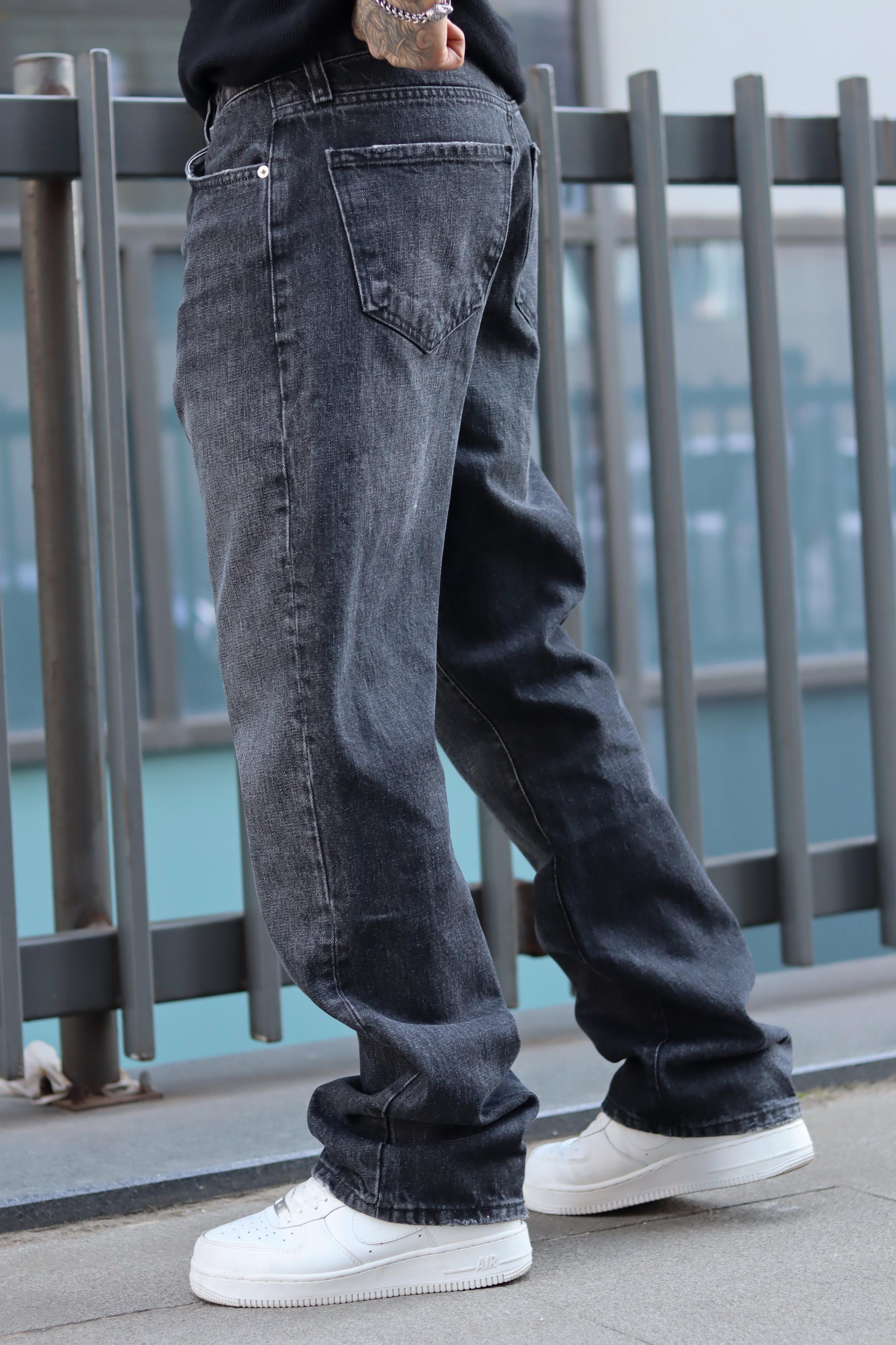 Dokulu baggy pantolon