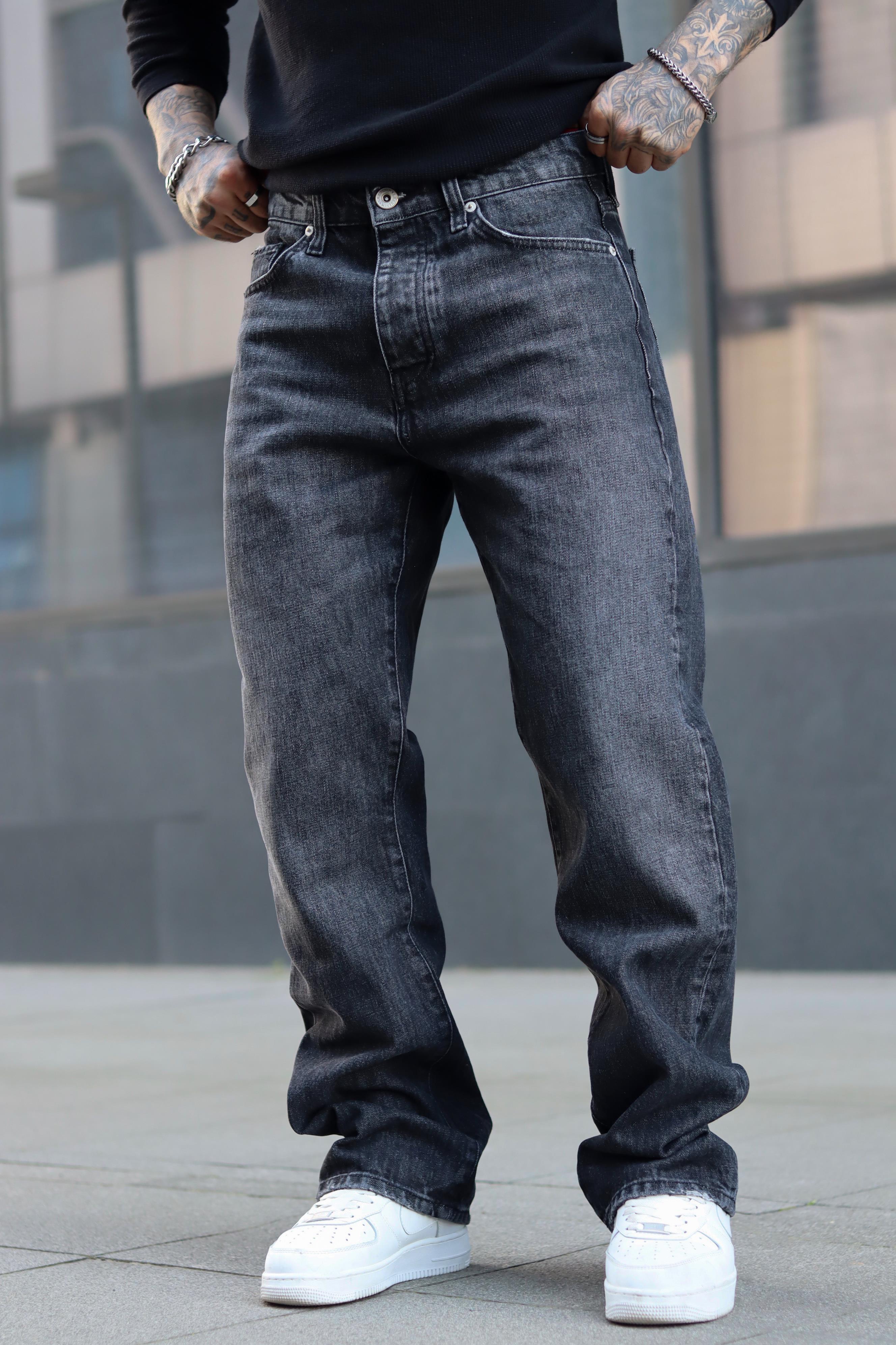 Dokulu baggy pantolon