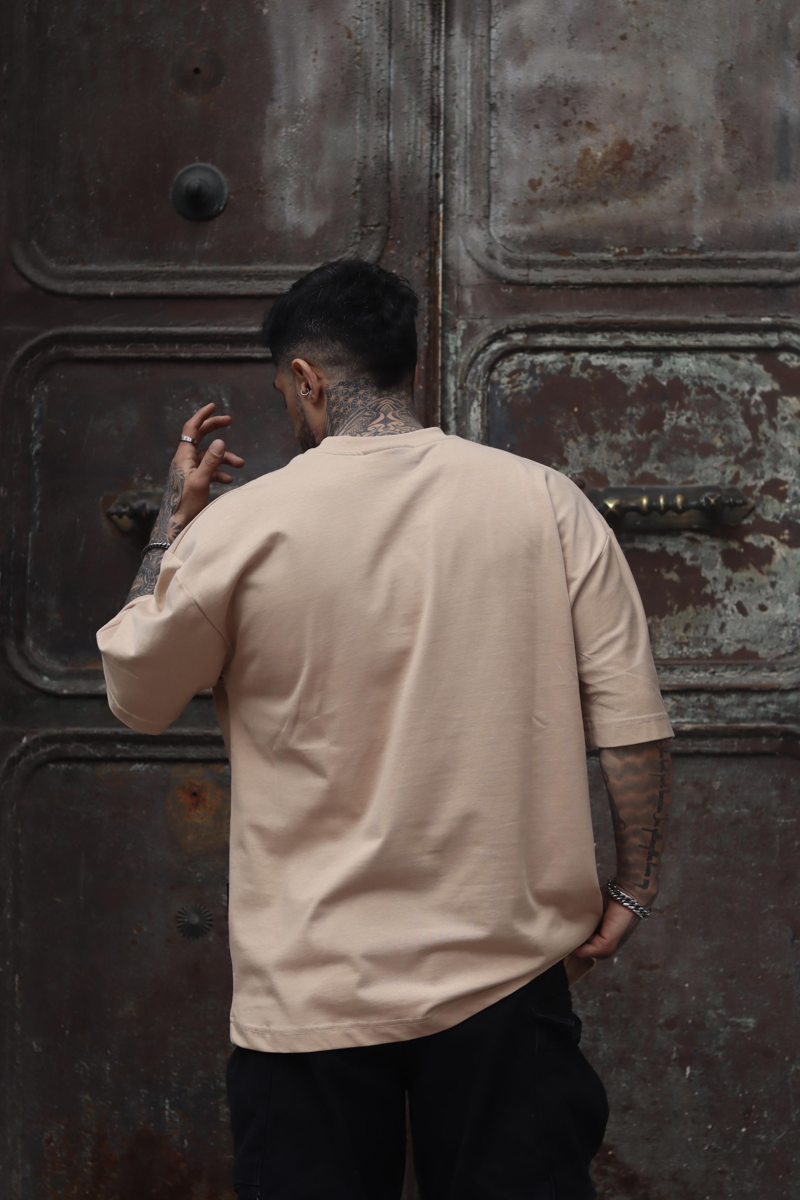 Eagle baskılı oversize tshirt