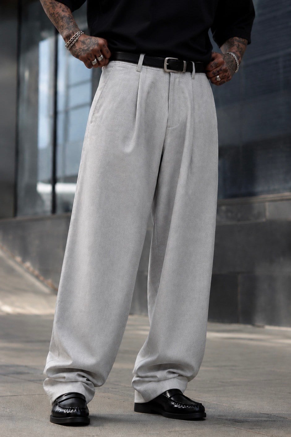 Ekstra Baggy Kumaş Pantolon