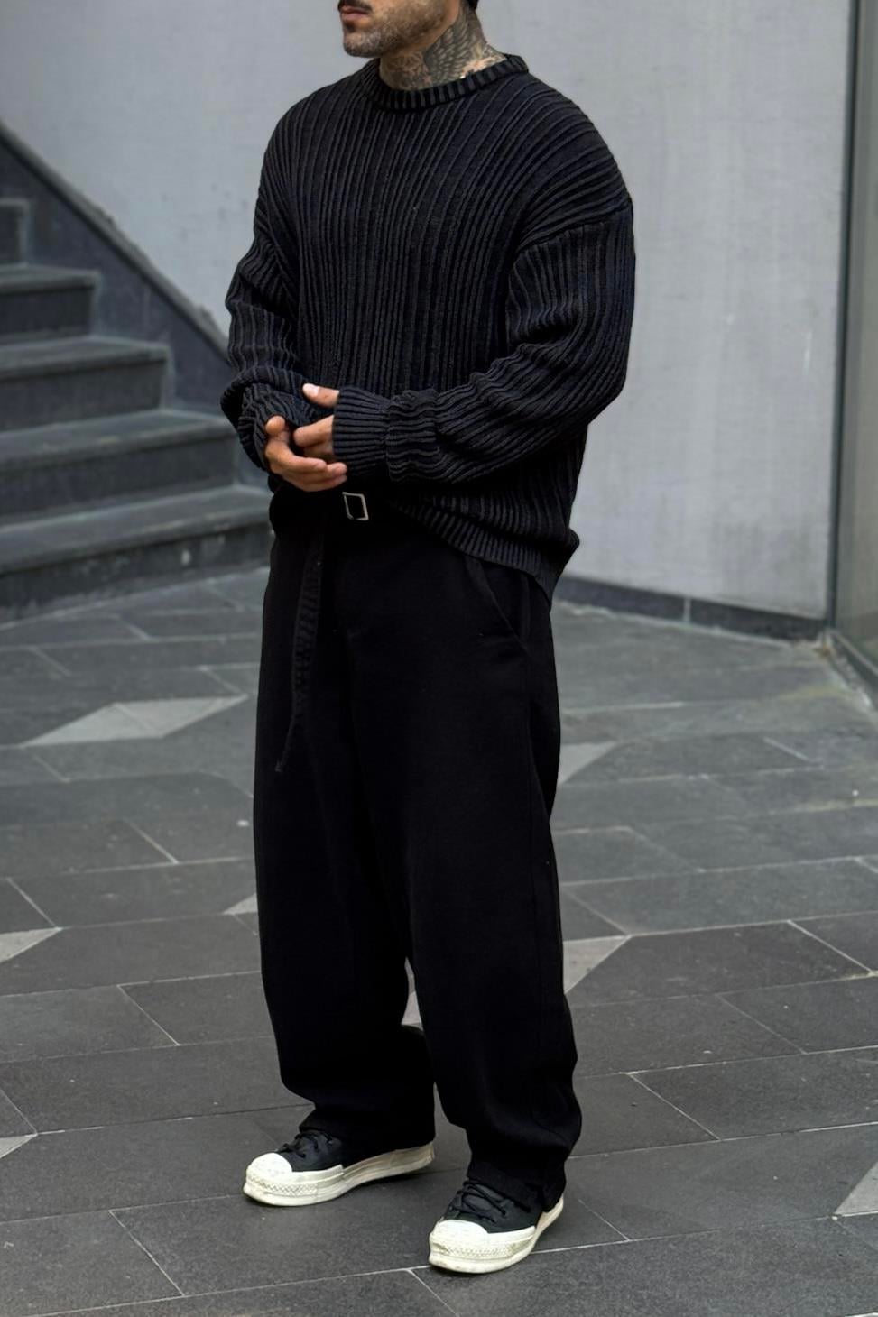 Fitilli Heayv Oversize Kazak