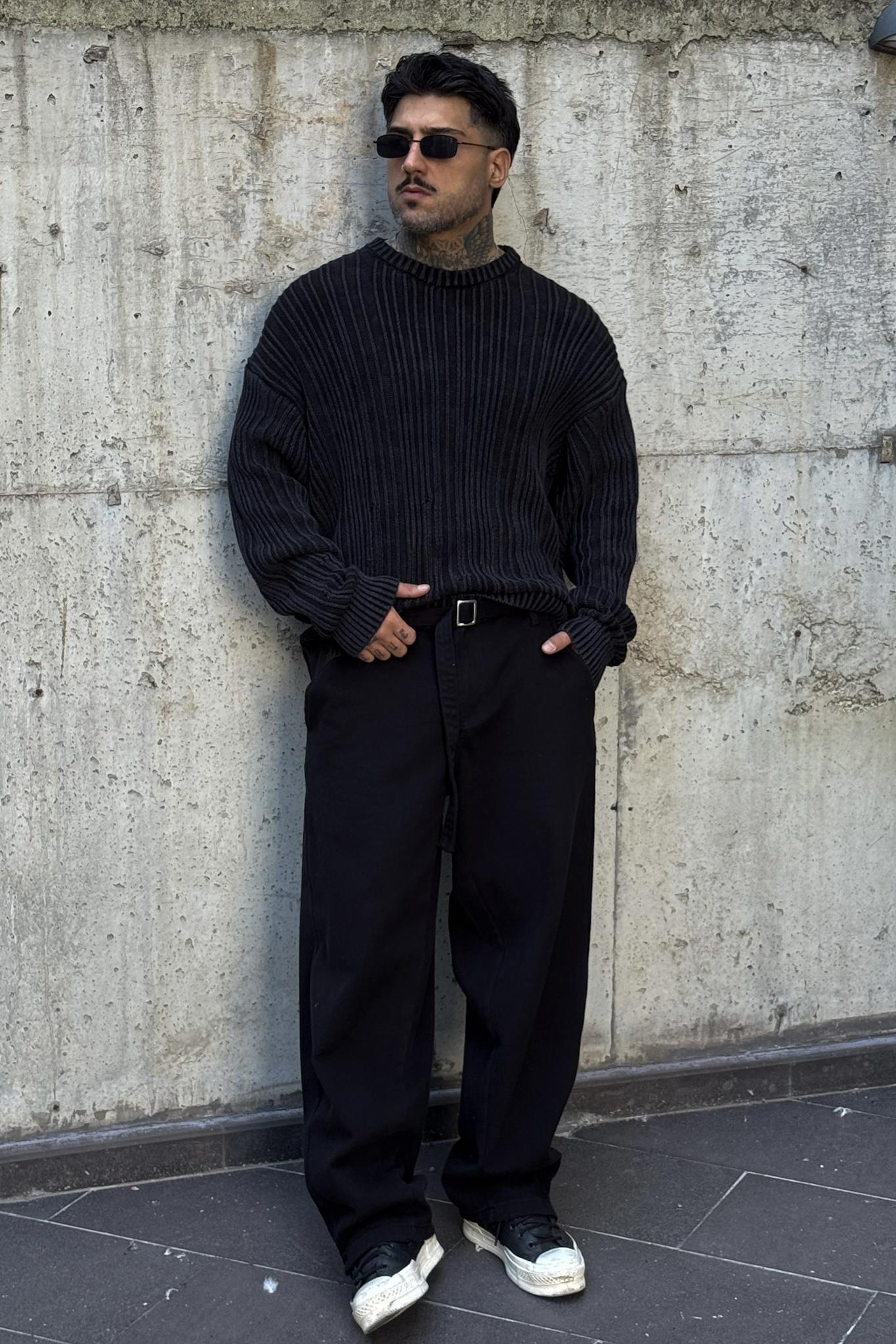 Fitilli Heayv Oversize Kazak