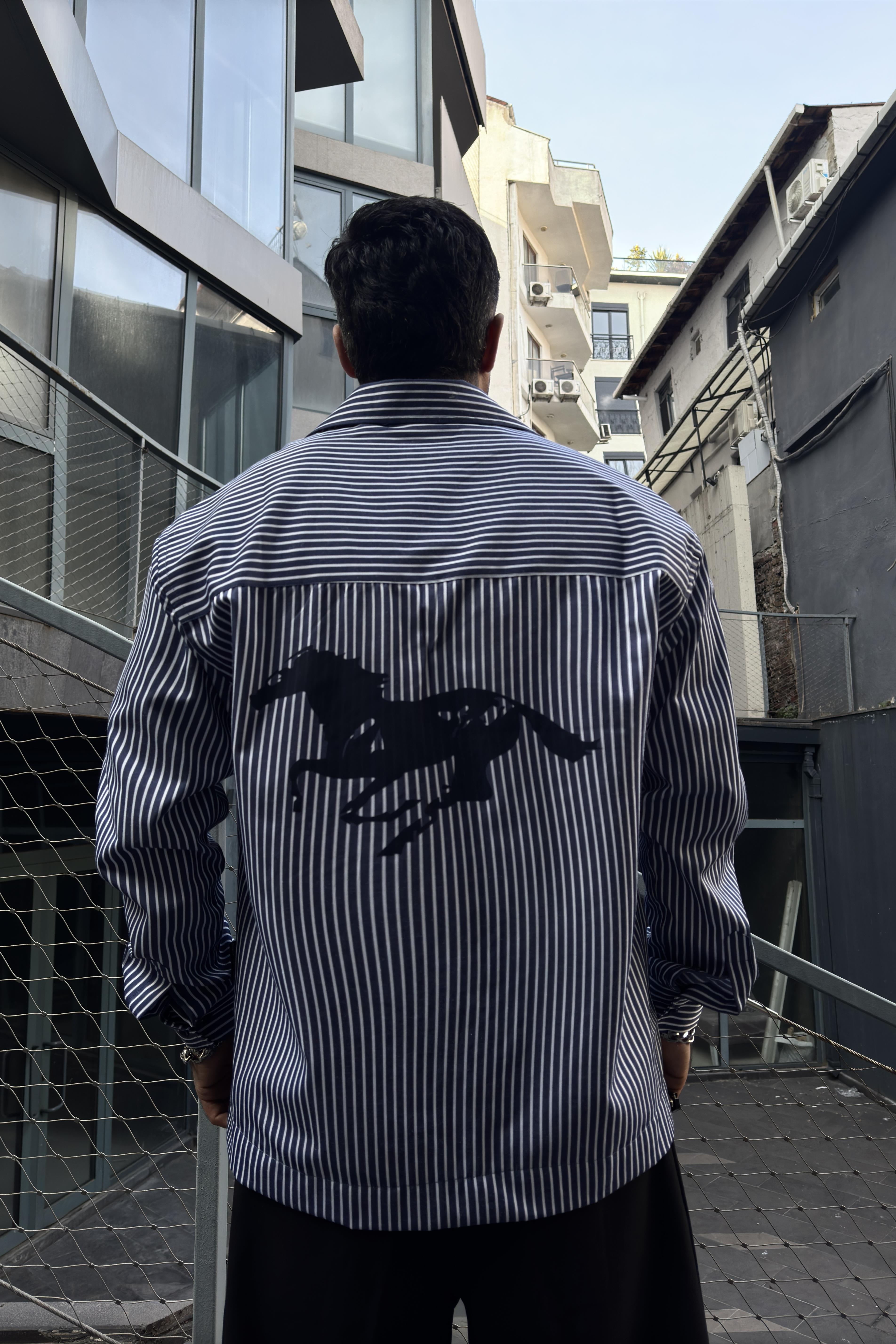 Gallop vintage siyah gömlek