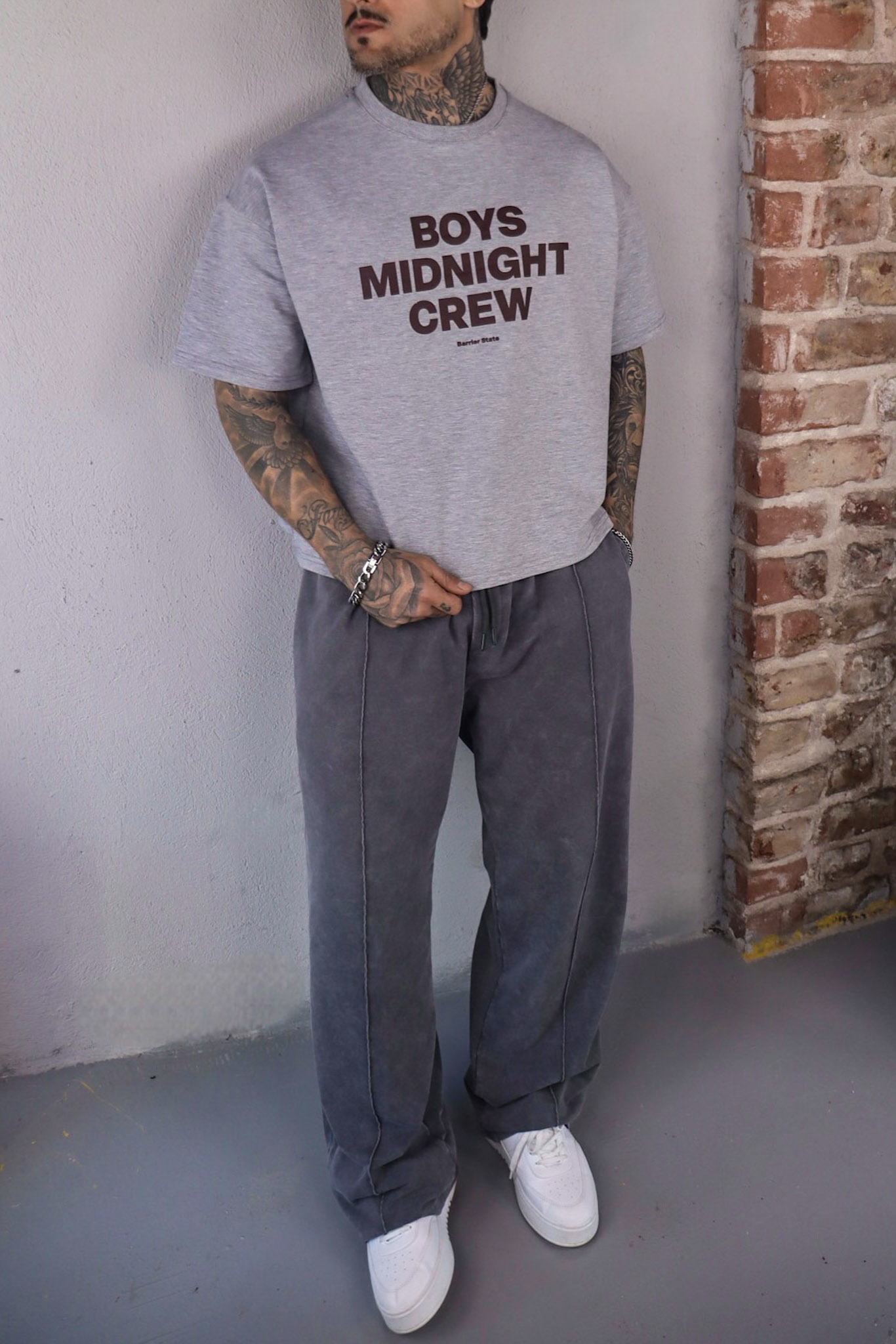 Greymelange Oversize Tshirt