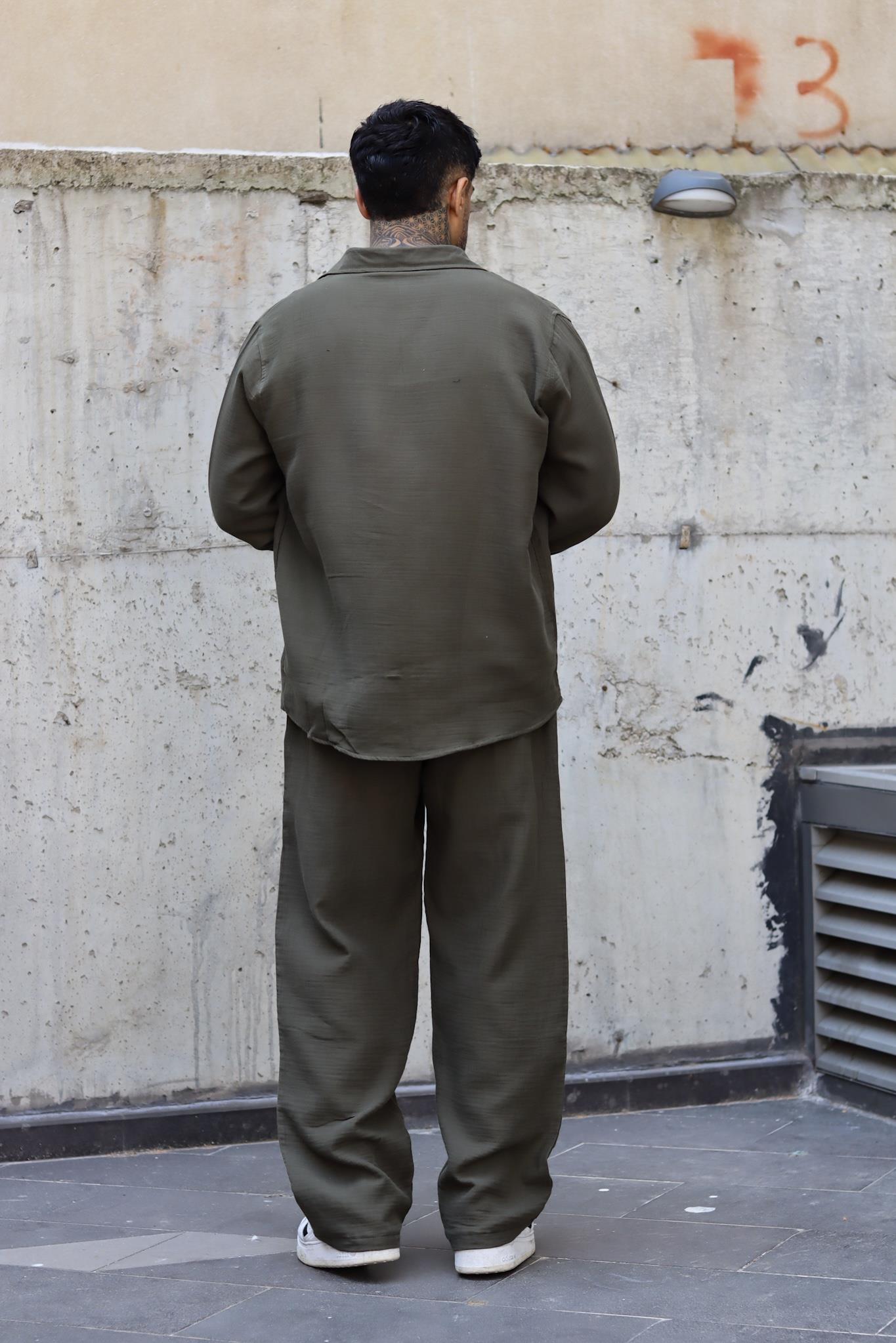Haki Oversize Takım