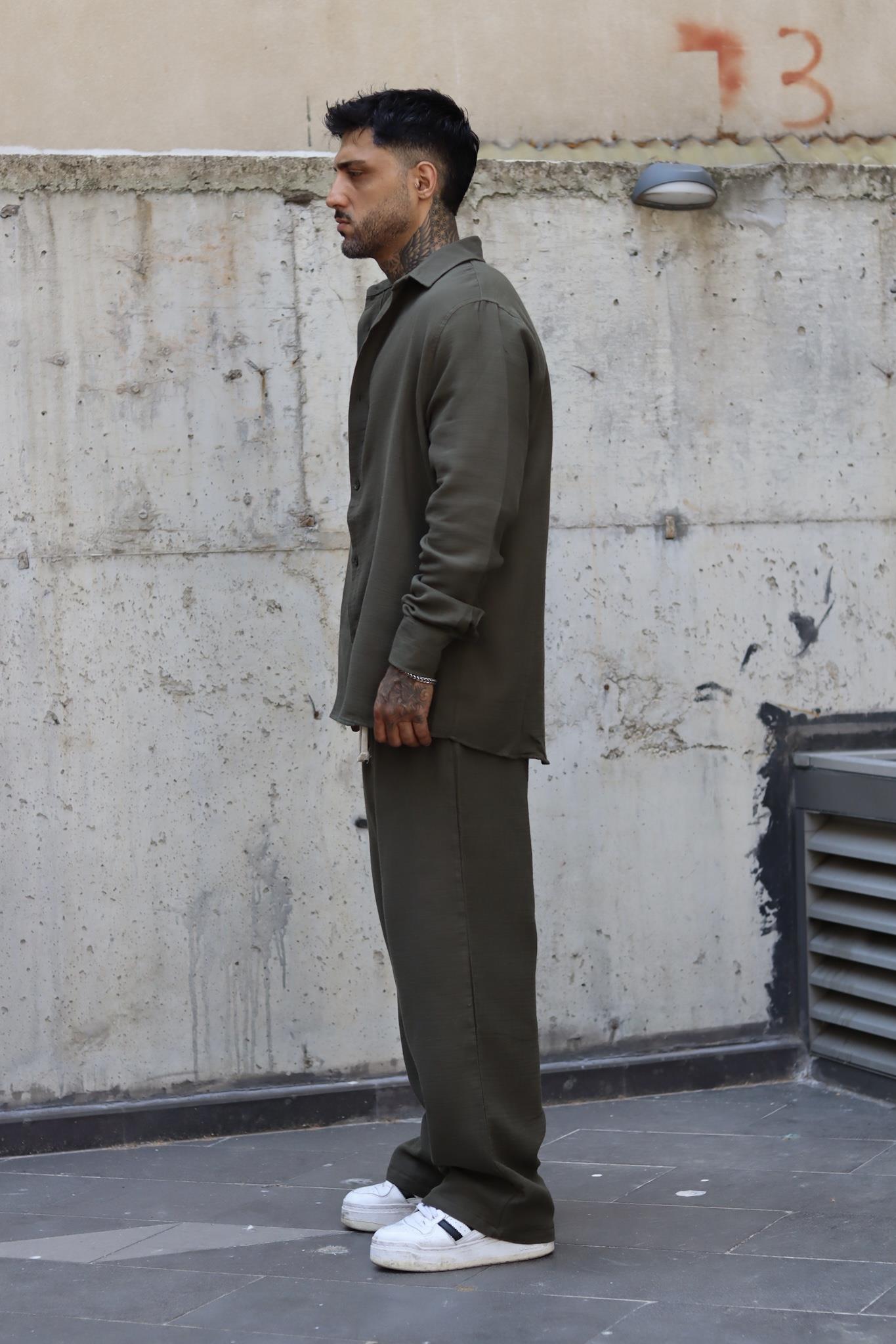 Haki Oversize Takım