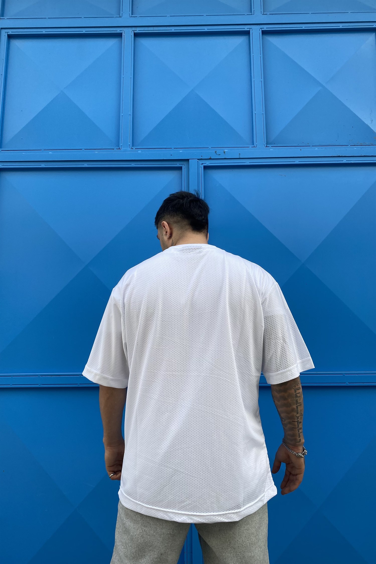 Harvard oversize beyaz forma