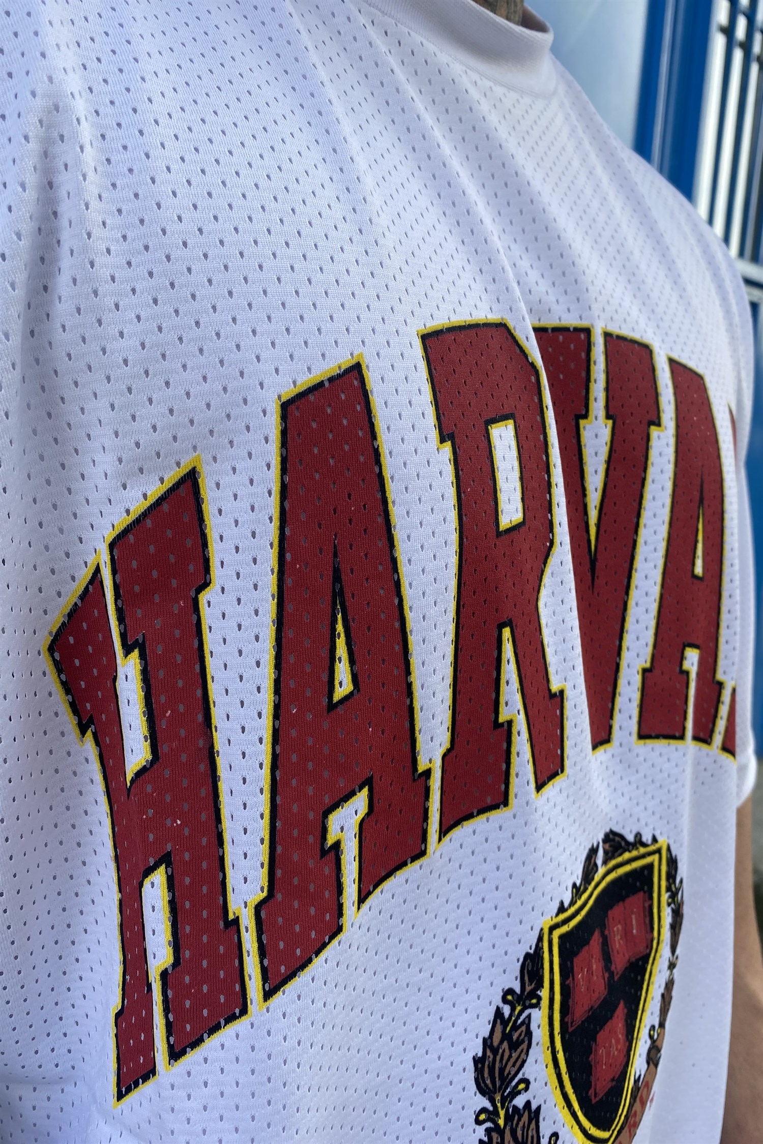 Harvard oversize beyaz forma