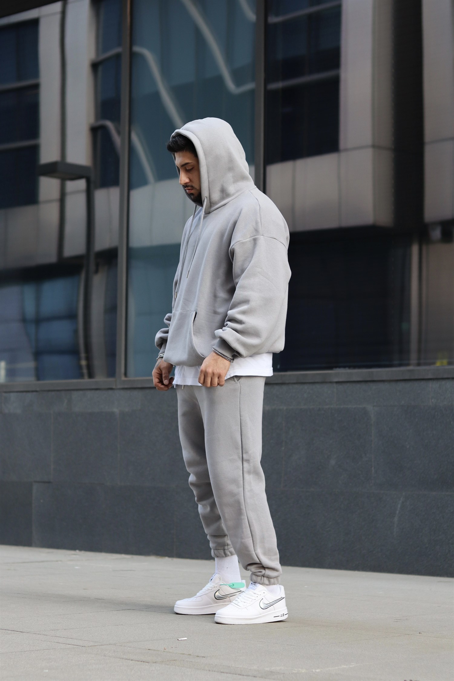 ice gri oversize takım