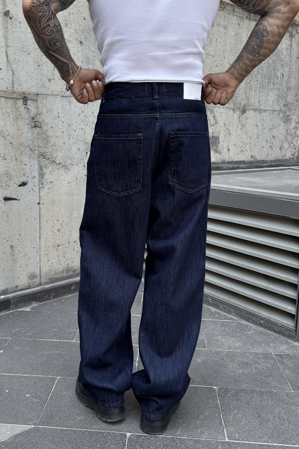 İndigo Baggy Pantolon