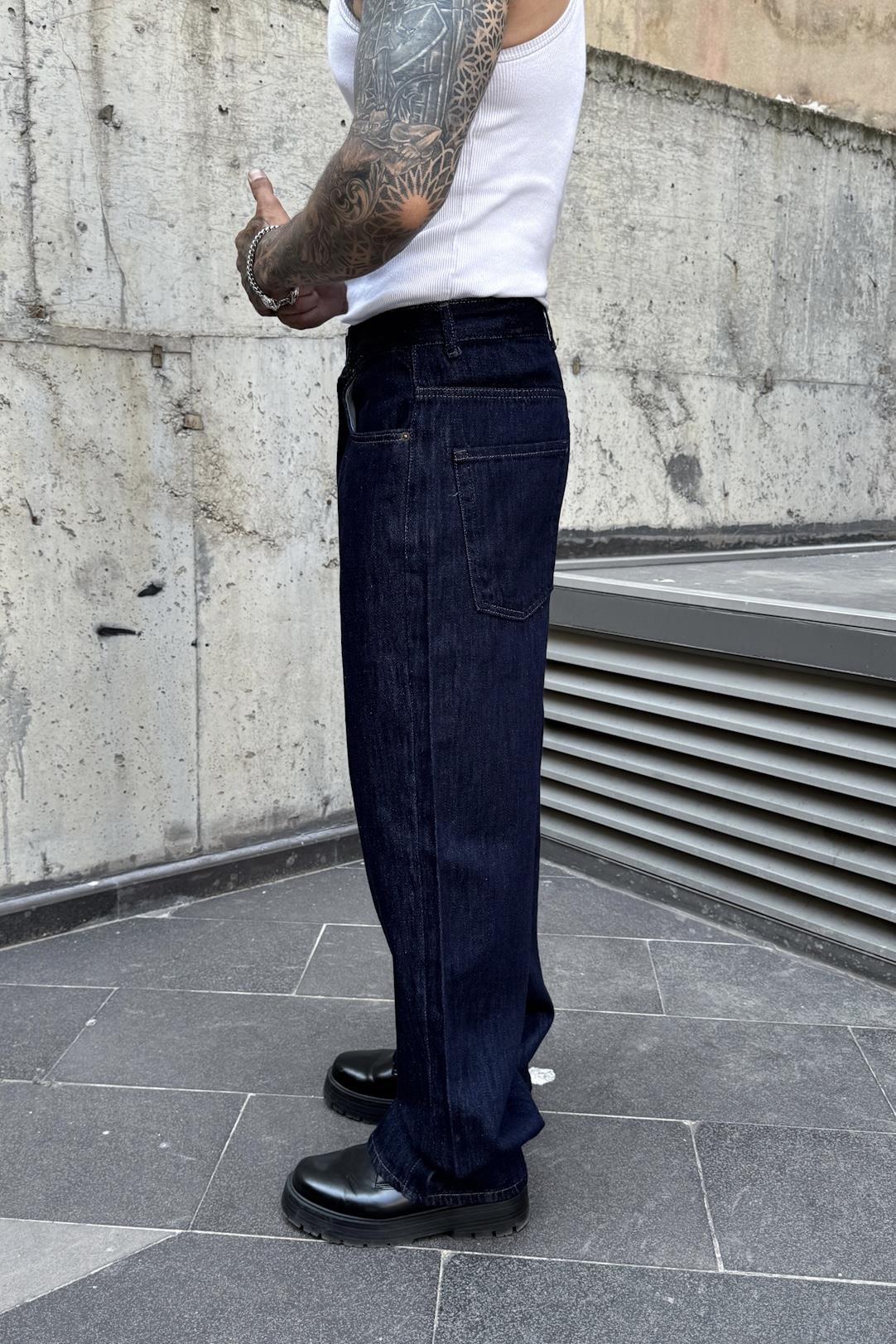 İndigo Baggy Pantolon