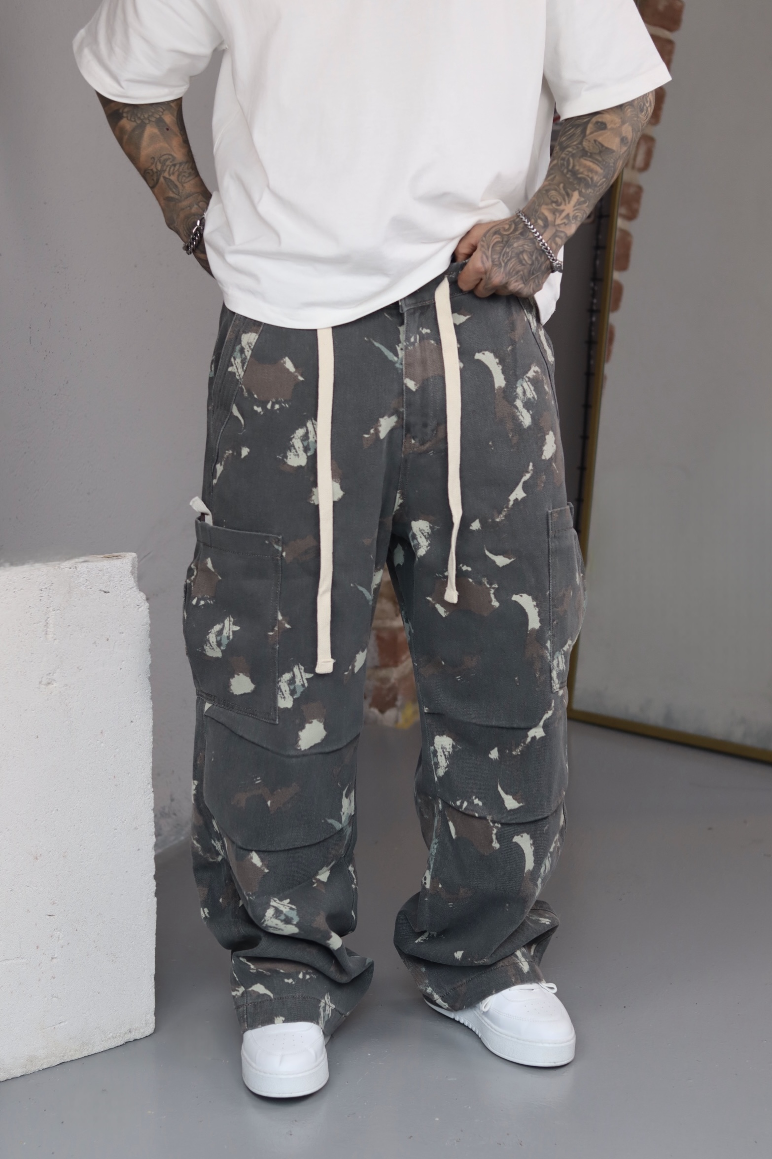 Kamuflaj Baggy Pantolon