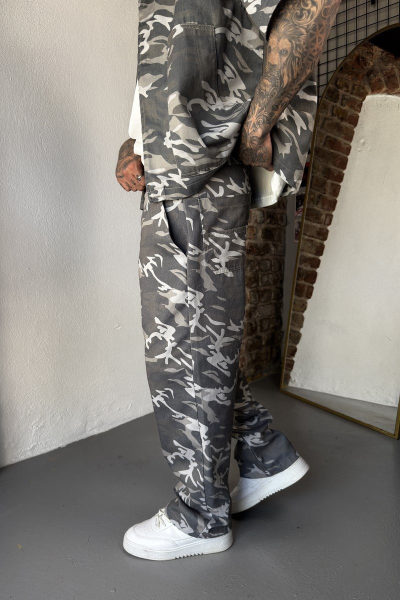 Kamuflaj Oversize Takım