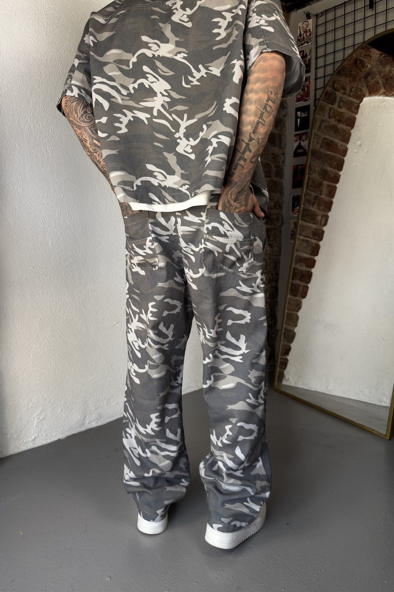Kamuflaj Oversize Takım