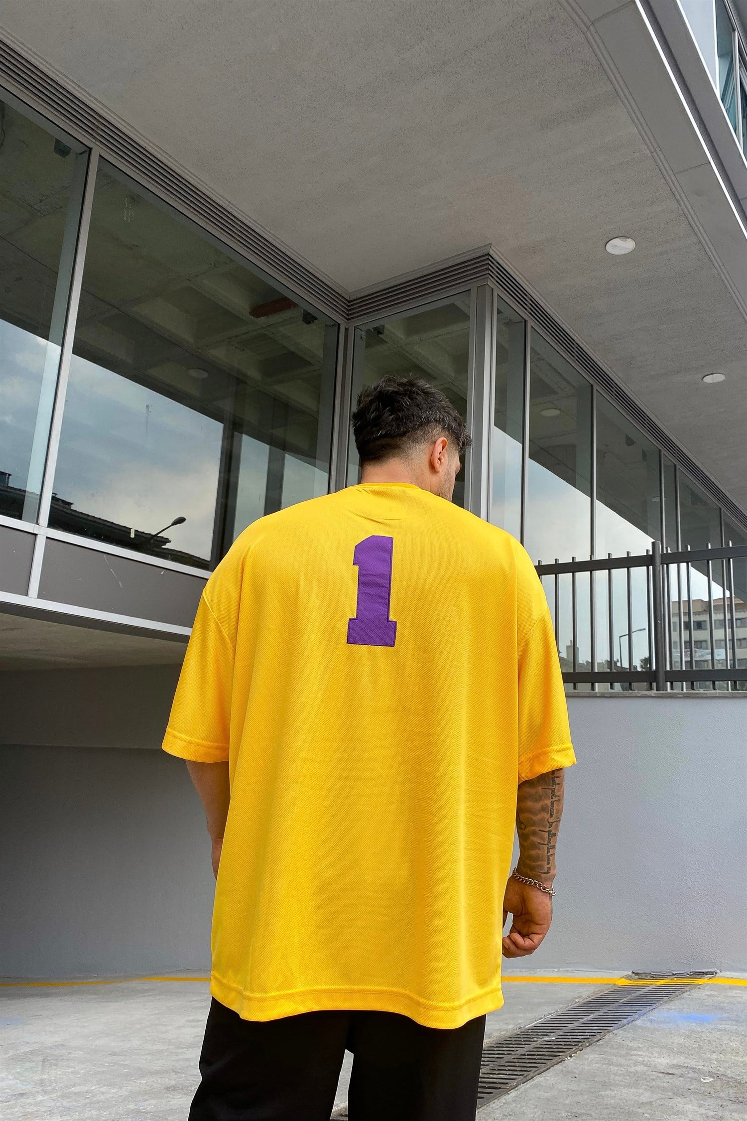 Kentucky sarı oversize tshirt