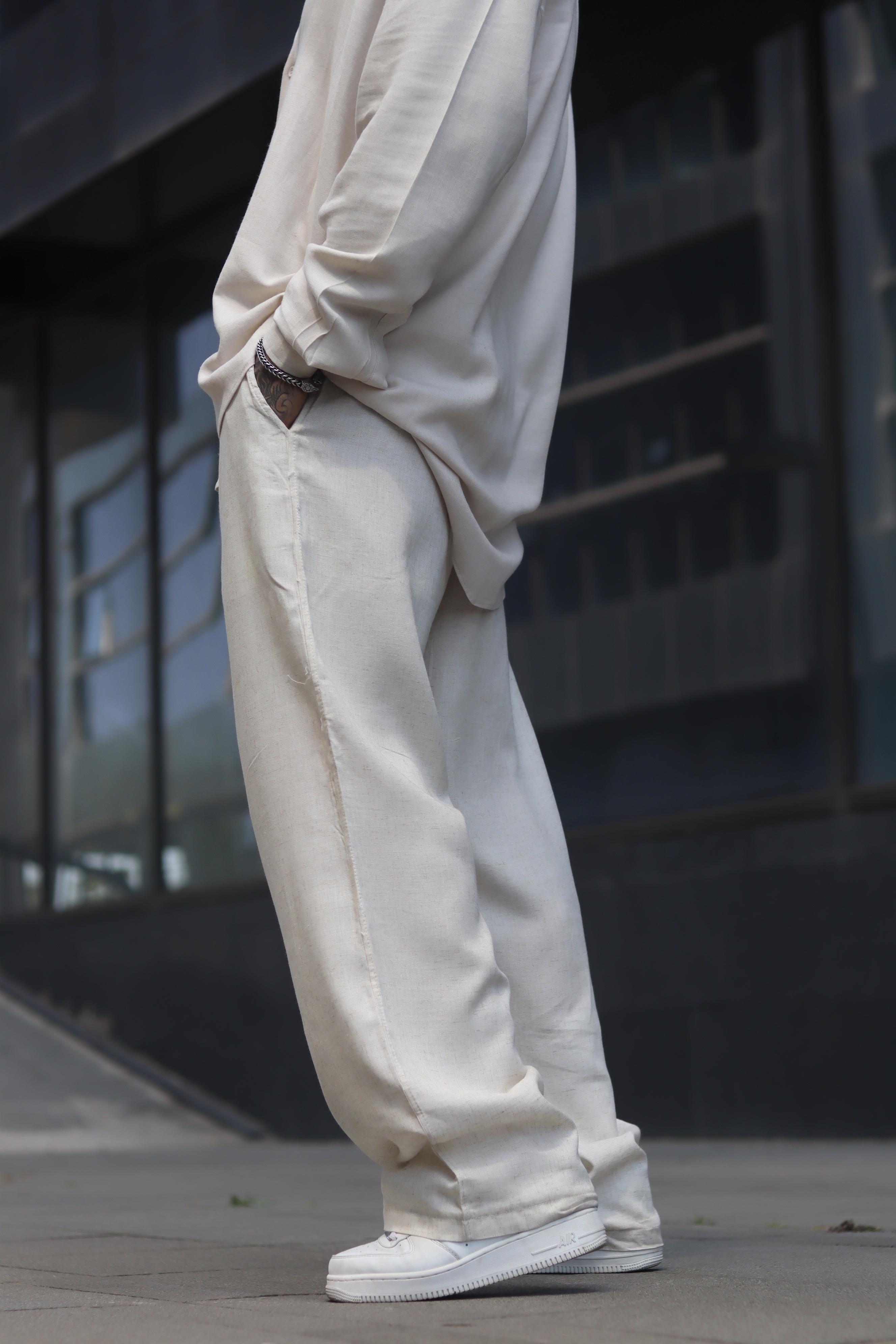 Keten baggy pantolon