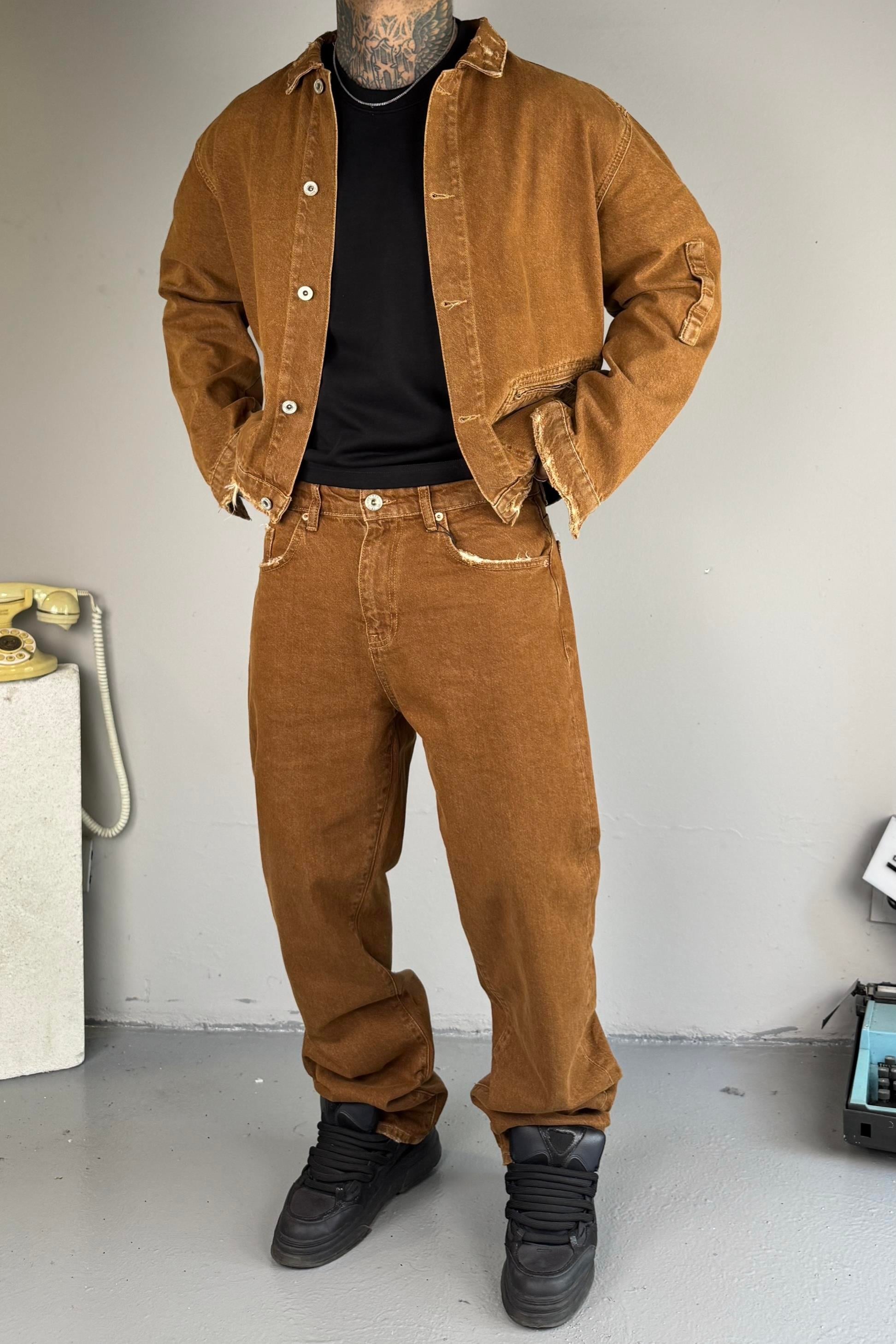 Kiremit Retro Oversize Takım