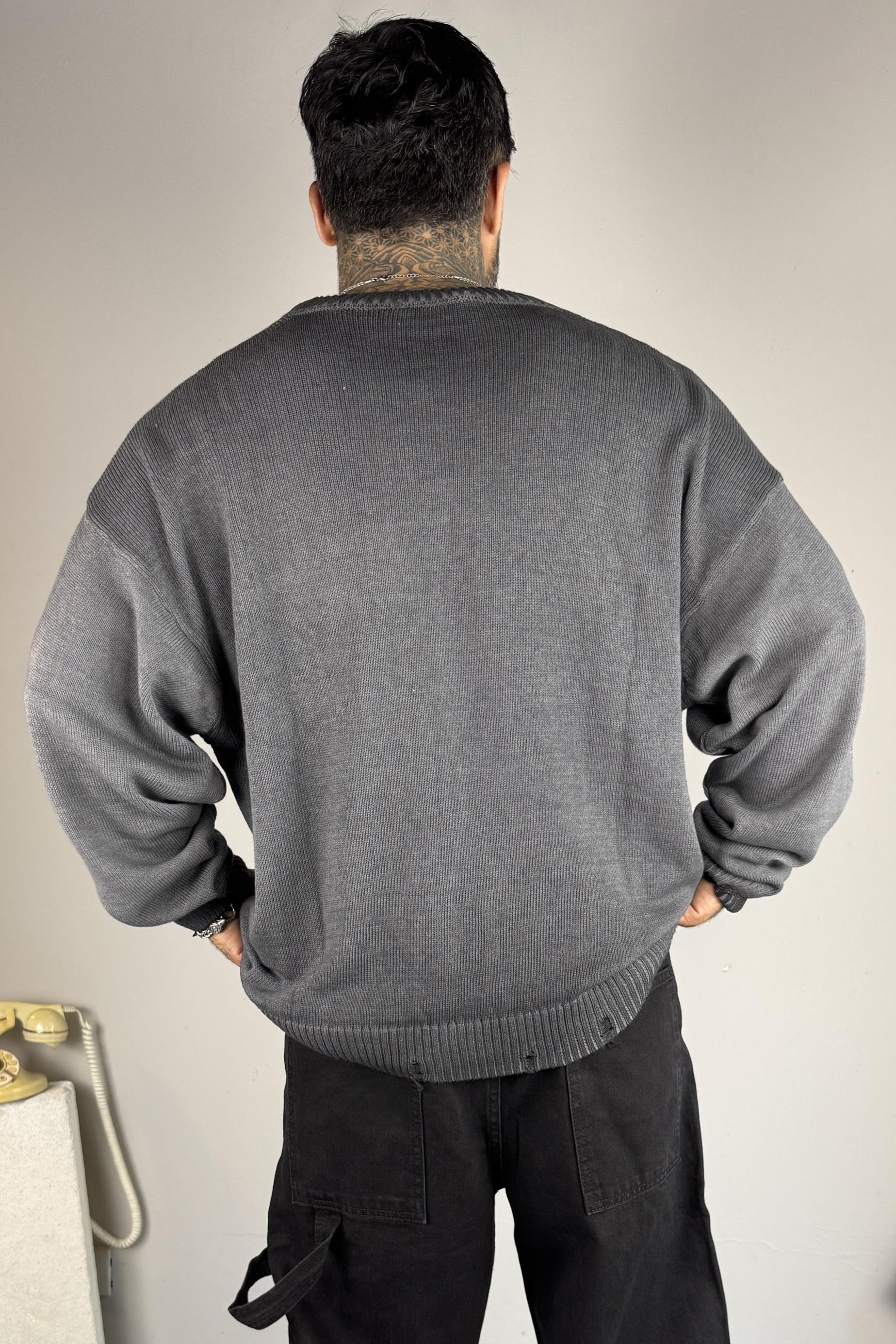 Kül Oversize Triko