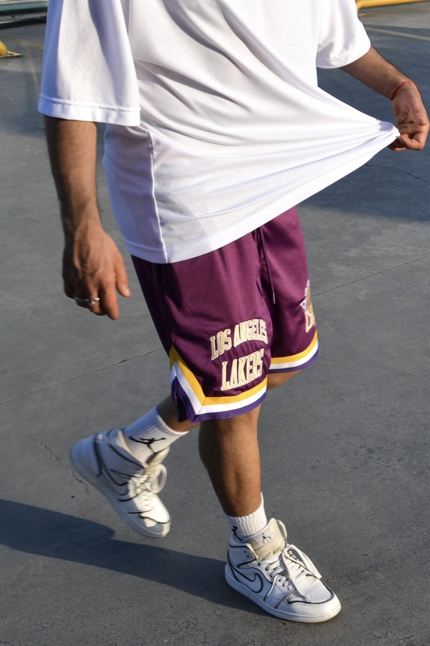 Lakers mor şort