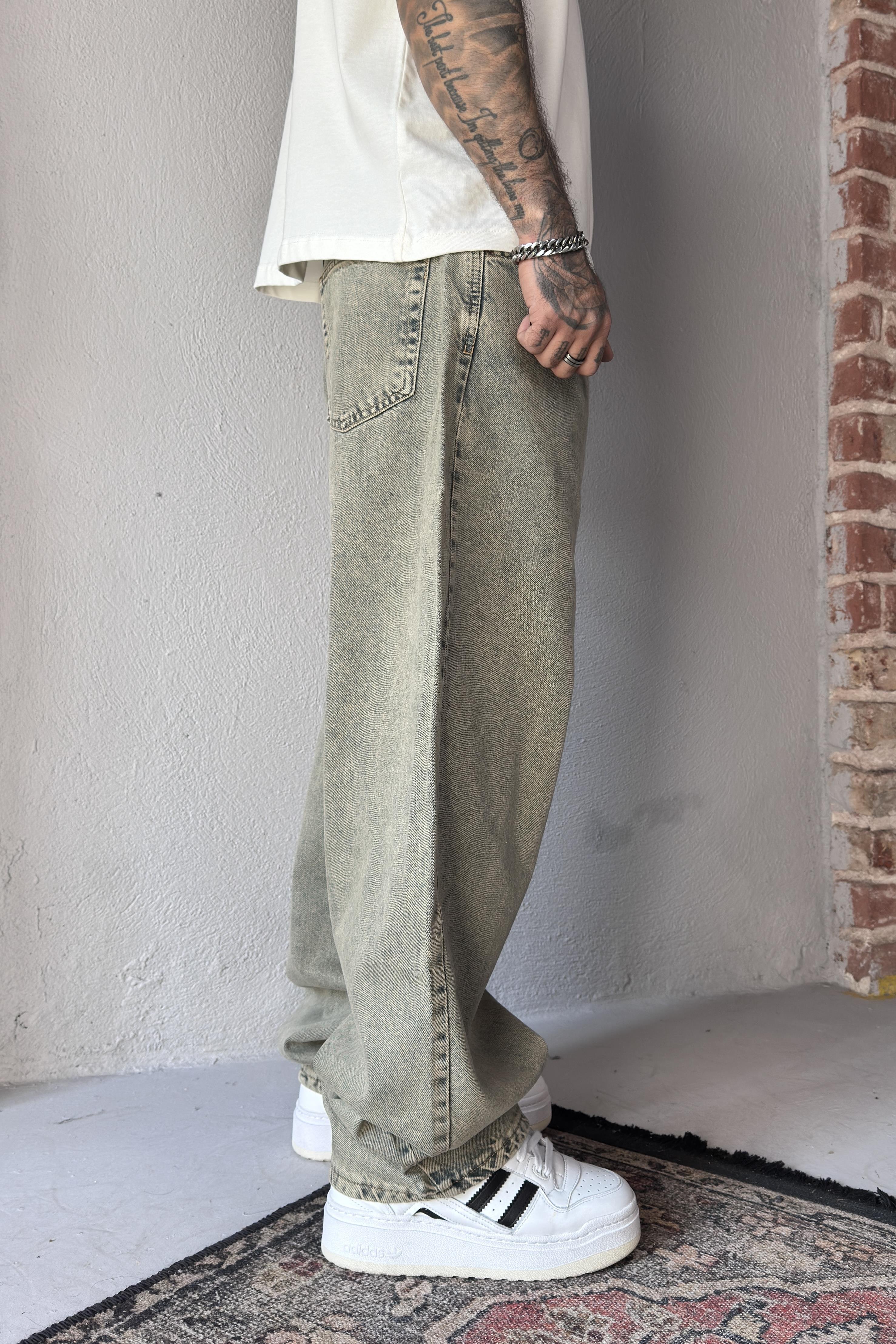 Loose Fade Stone Pantolon