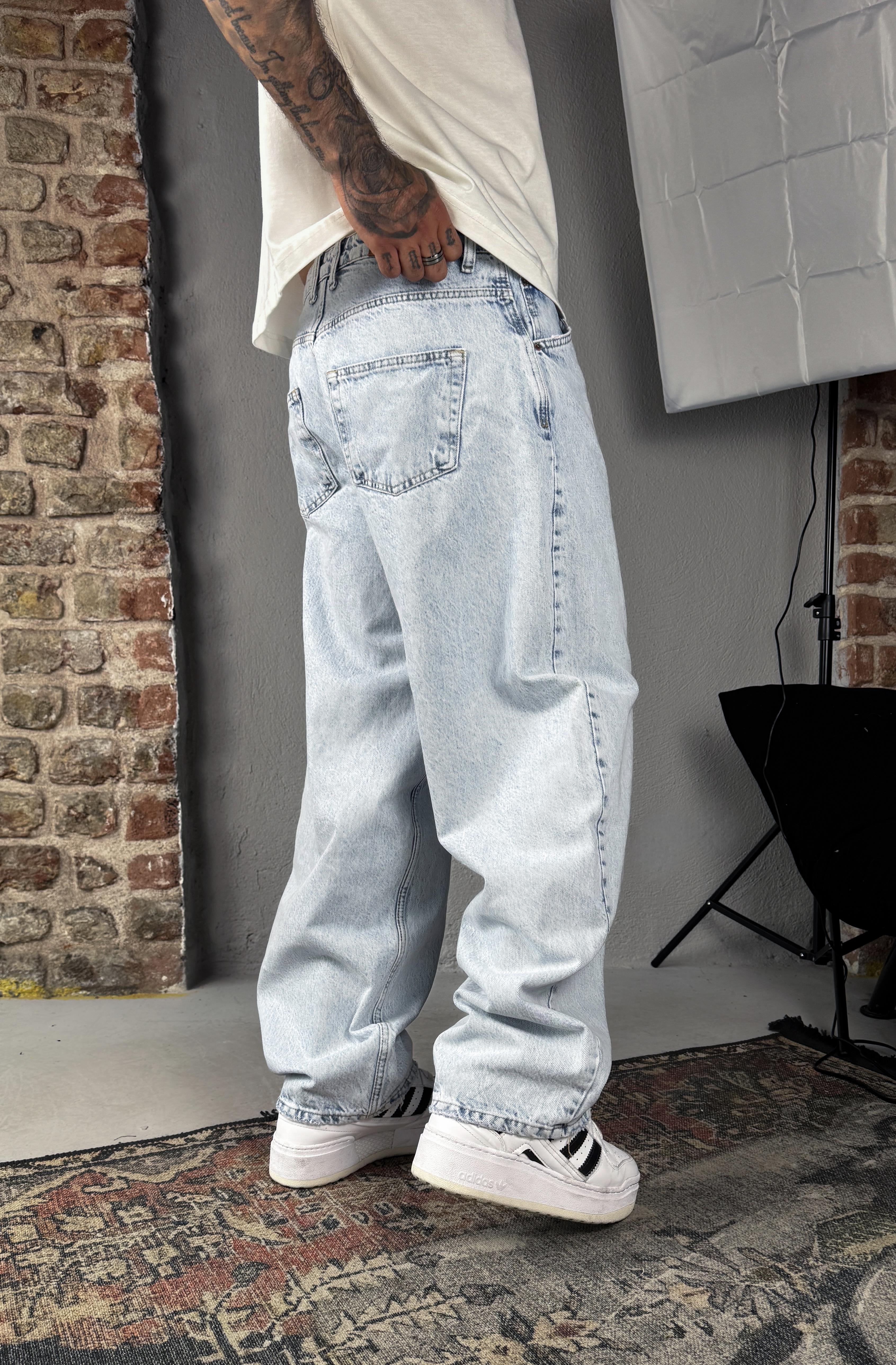 Loose fit straight pantolon