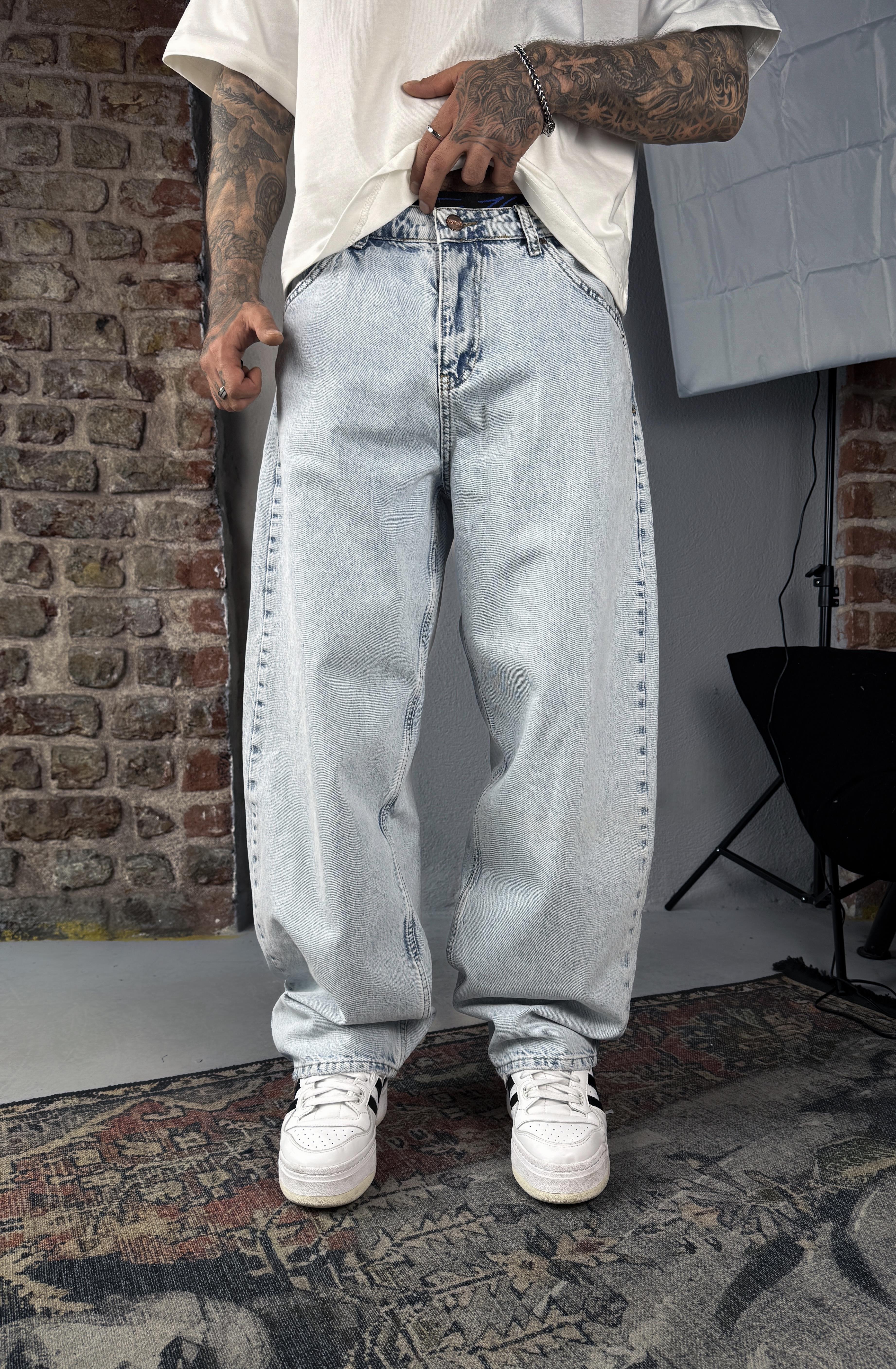 Loose fit straight pantolon