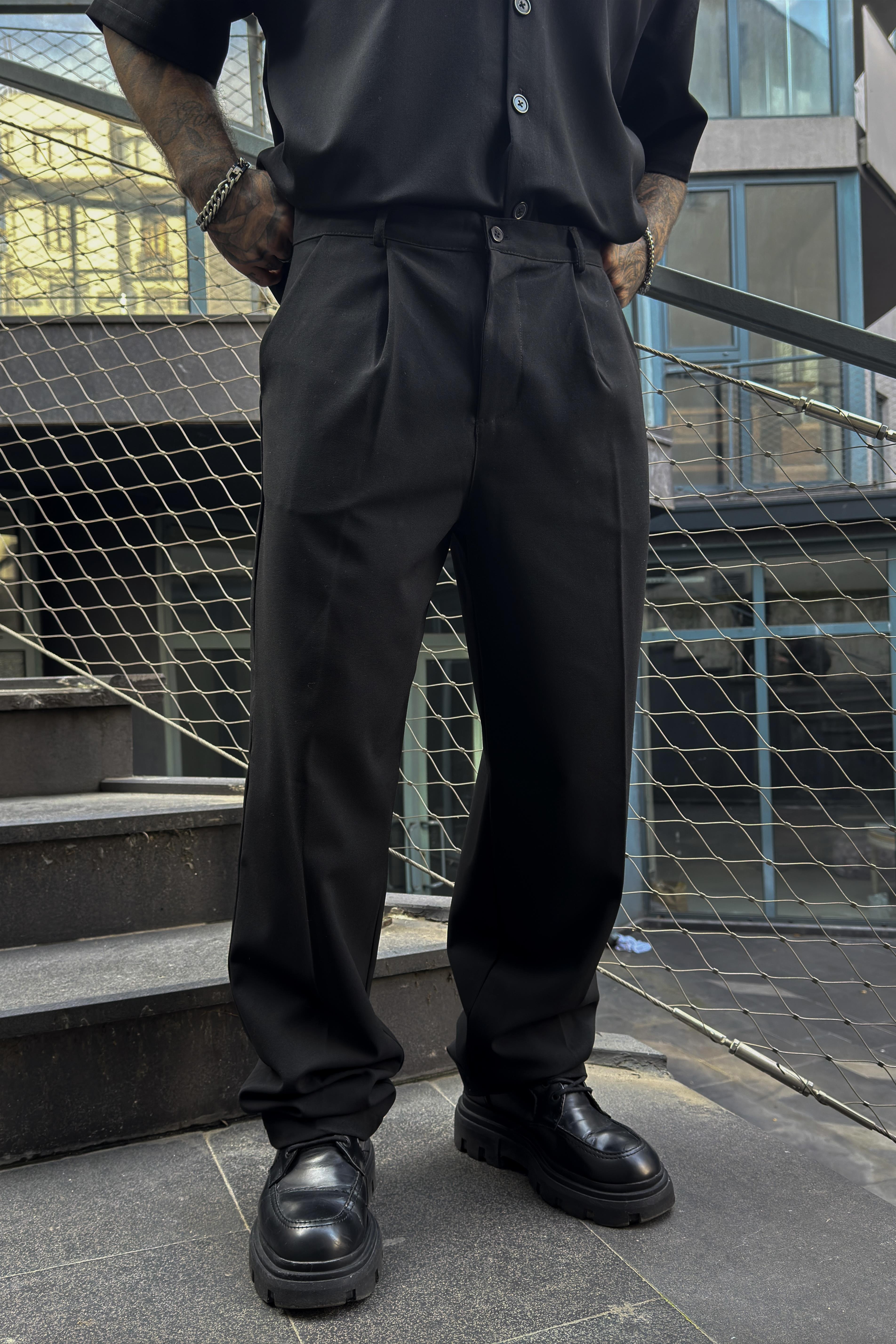 Micro gabardin oversize takım