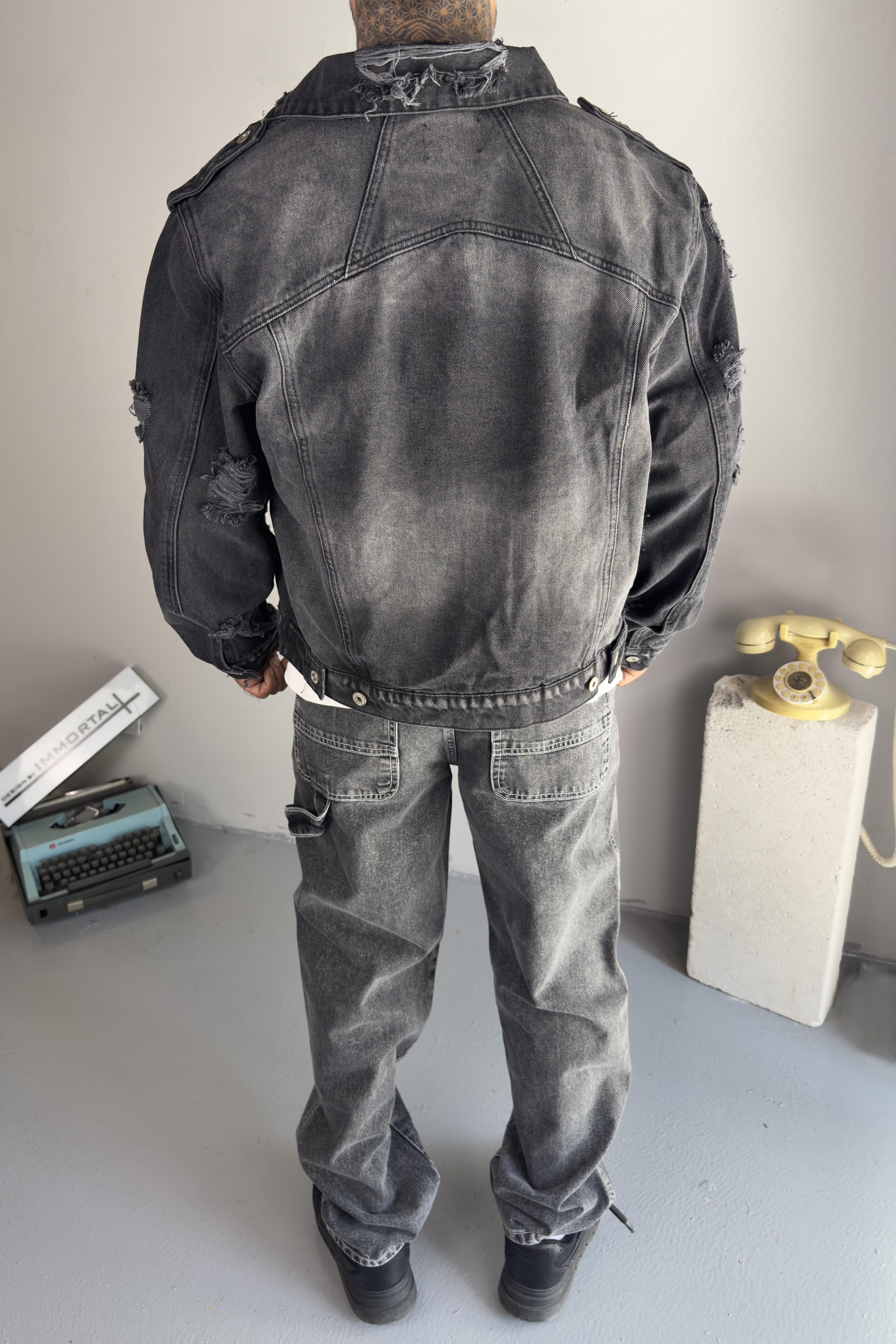 Midnight Fade Denim Ceket