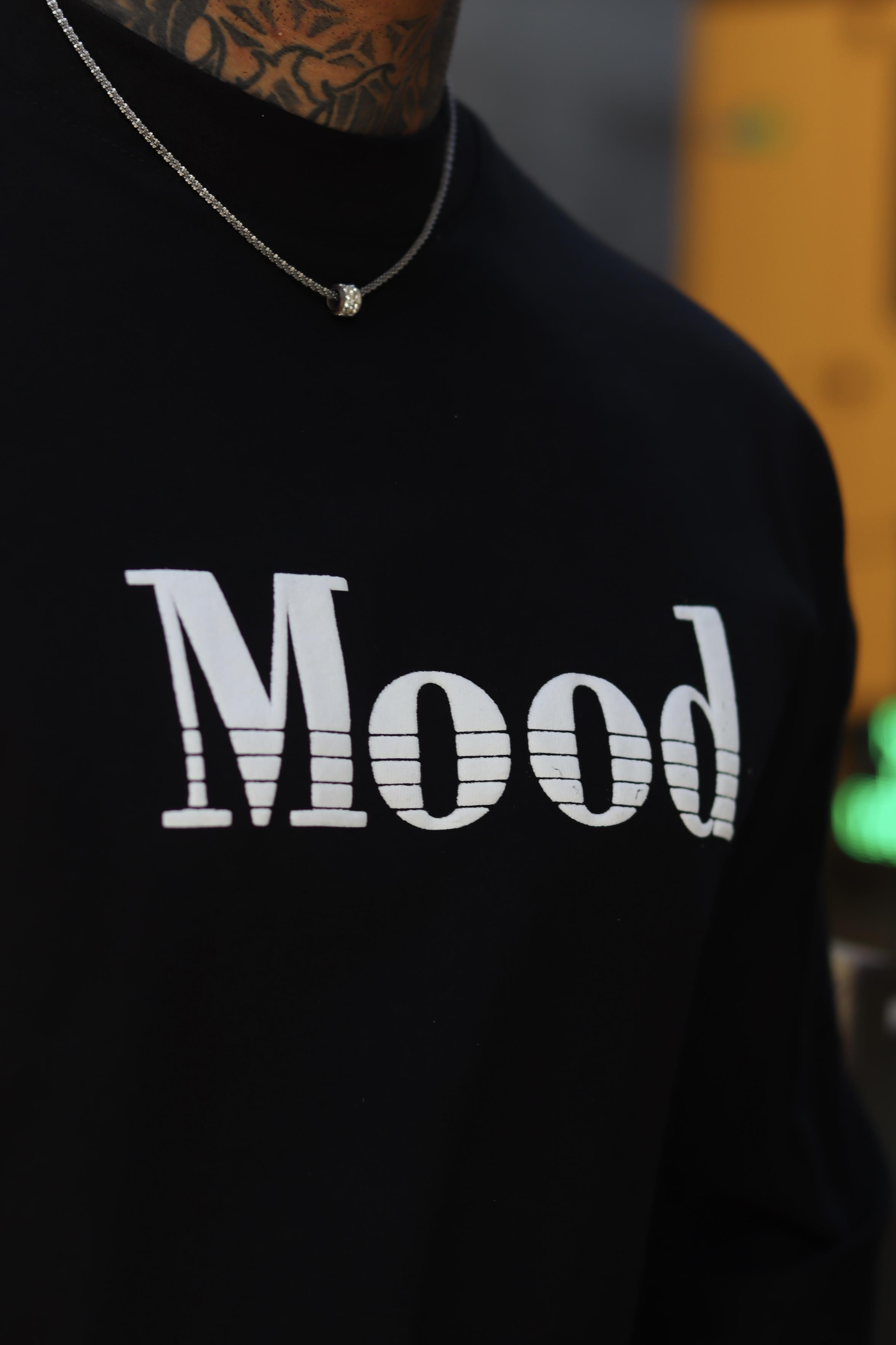 Mood siyah oversize tshirt