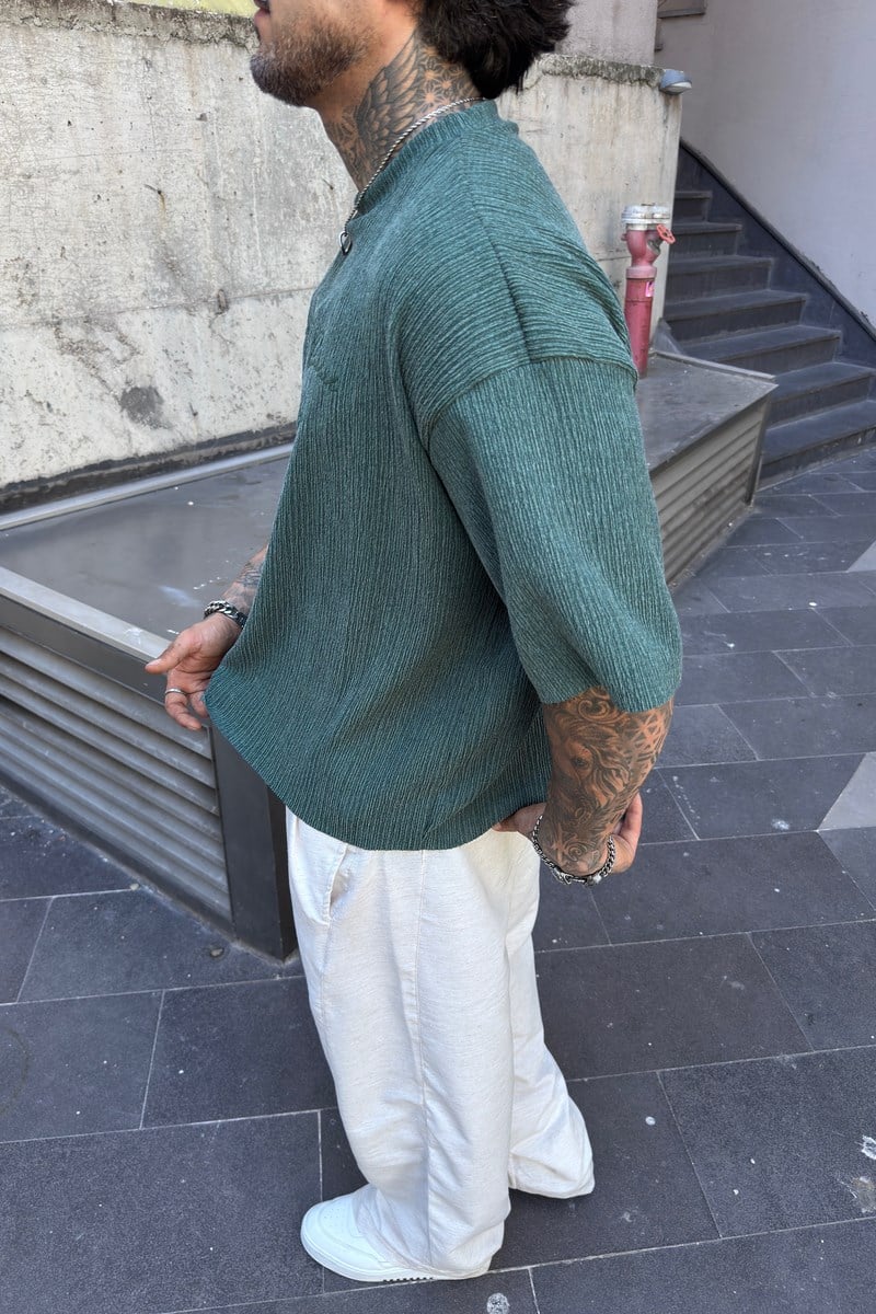 Nakış İşleme Oversize Tshirt