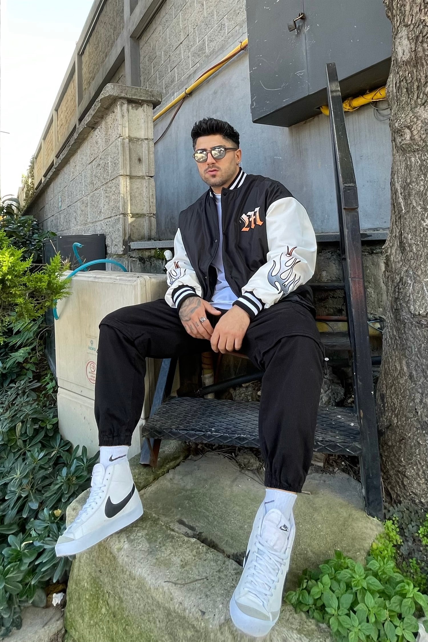 Old school bomber M.fire jacket